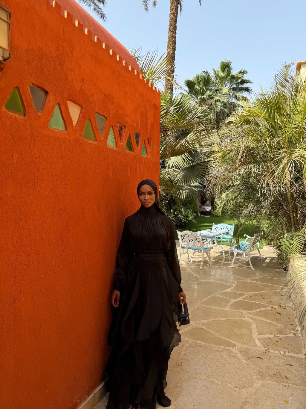 Robe Arabella Noir - TAHIRA