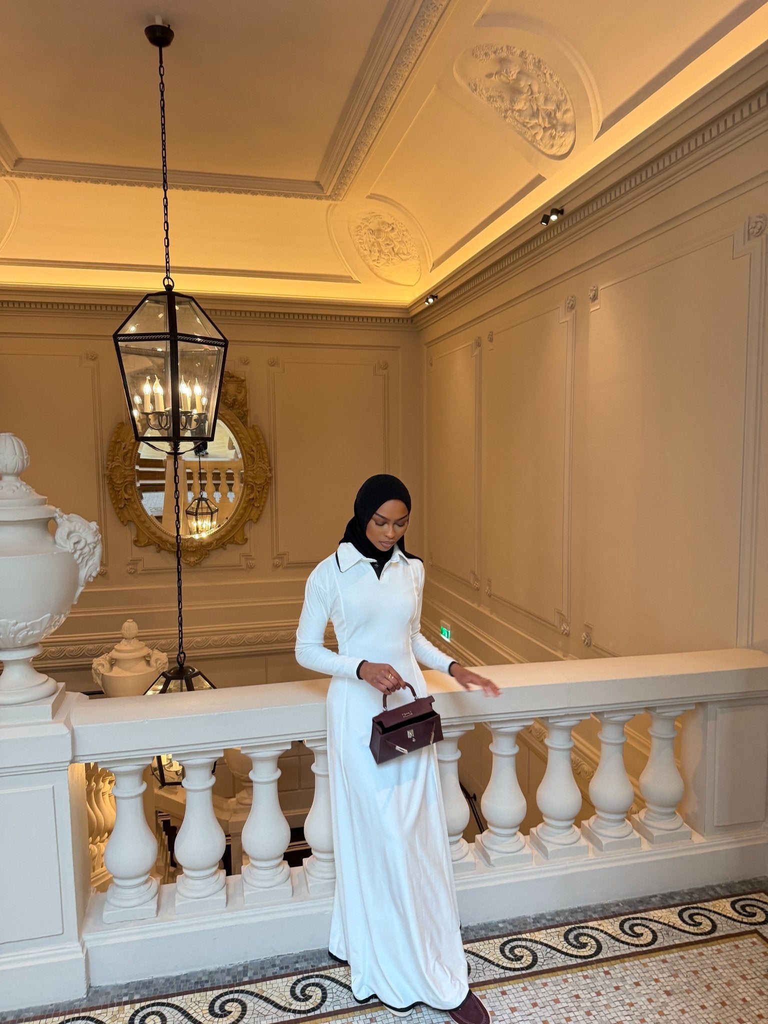 Robe Capri Blanc - TAHIRA