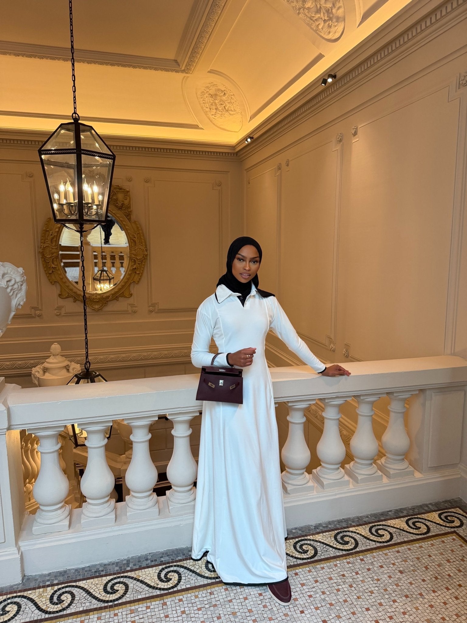 Robe Capri Blanc - TAHIRA