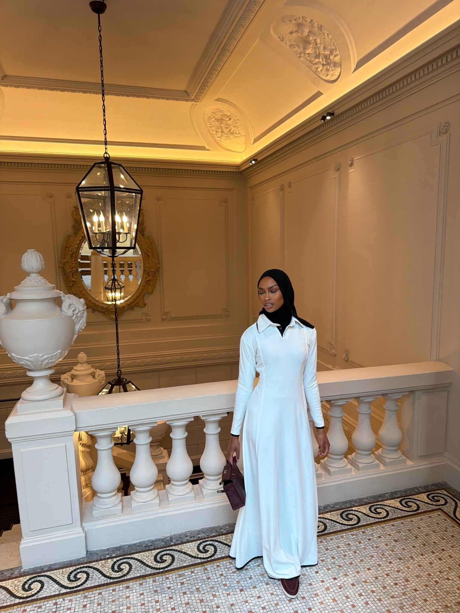 Robe Capri Blanc - TAHIRA