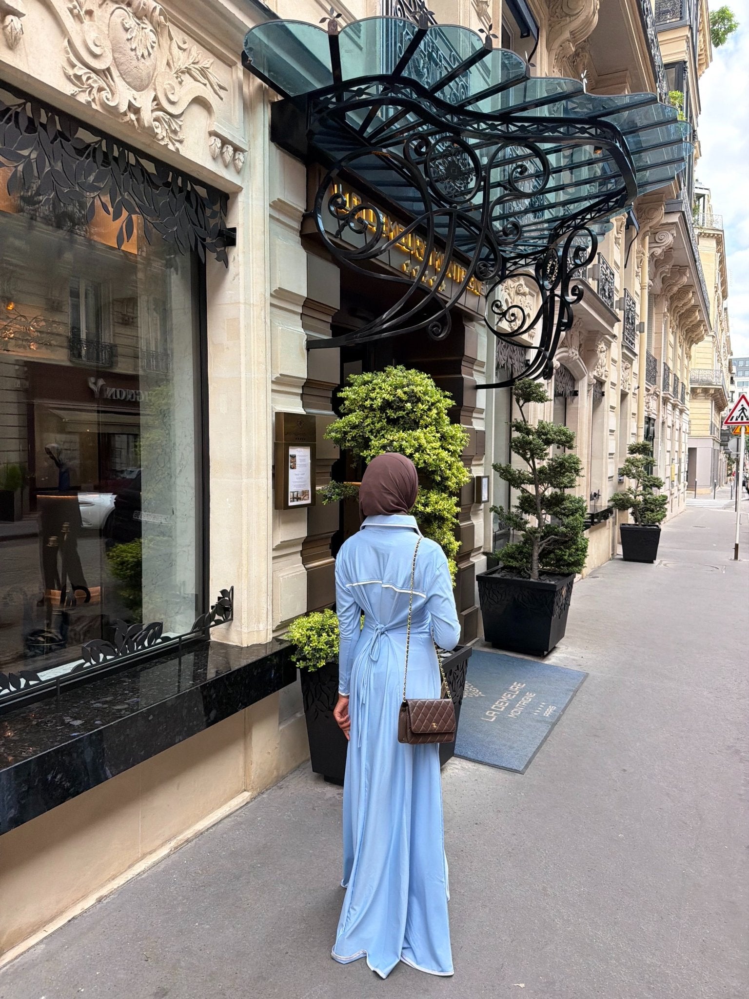 Robe Capri Bleu ciel - TAHIRA