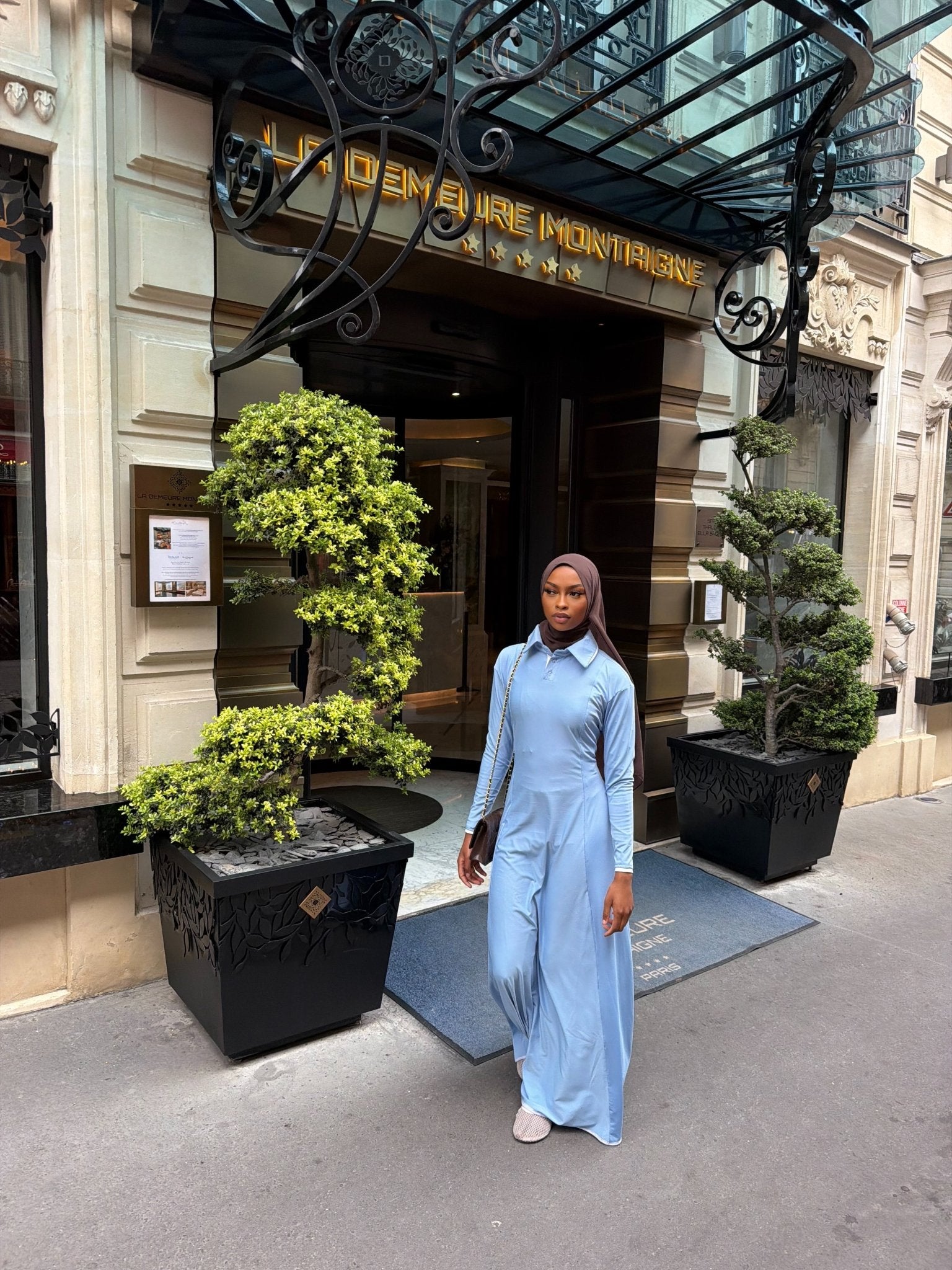 Robe Capri Bleu ciel - TAHIRA