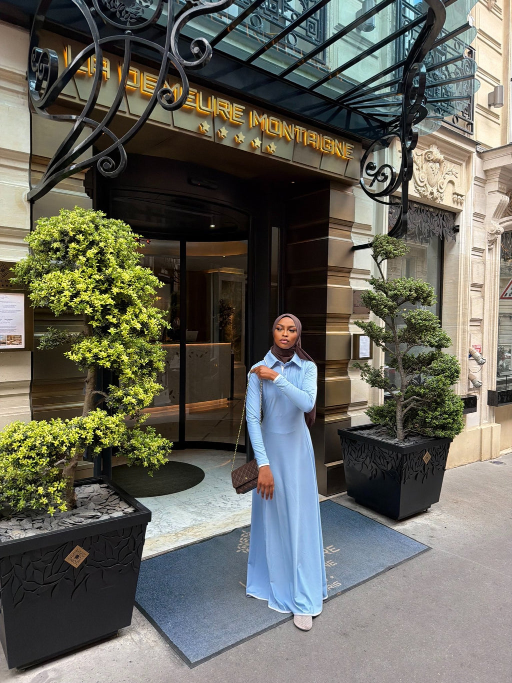 Robe Capri Bleu ciel - TAHIRA