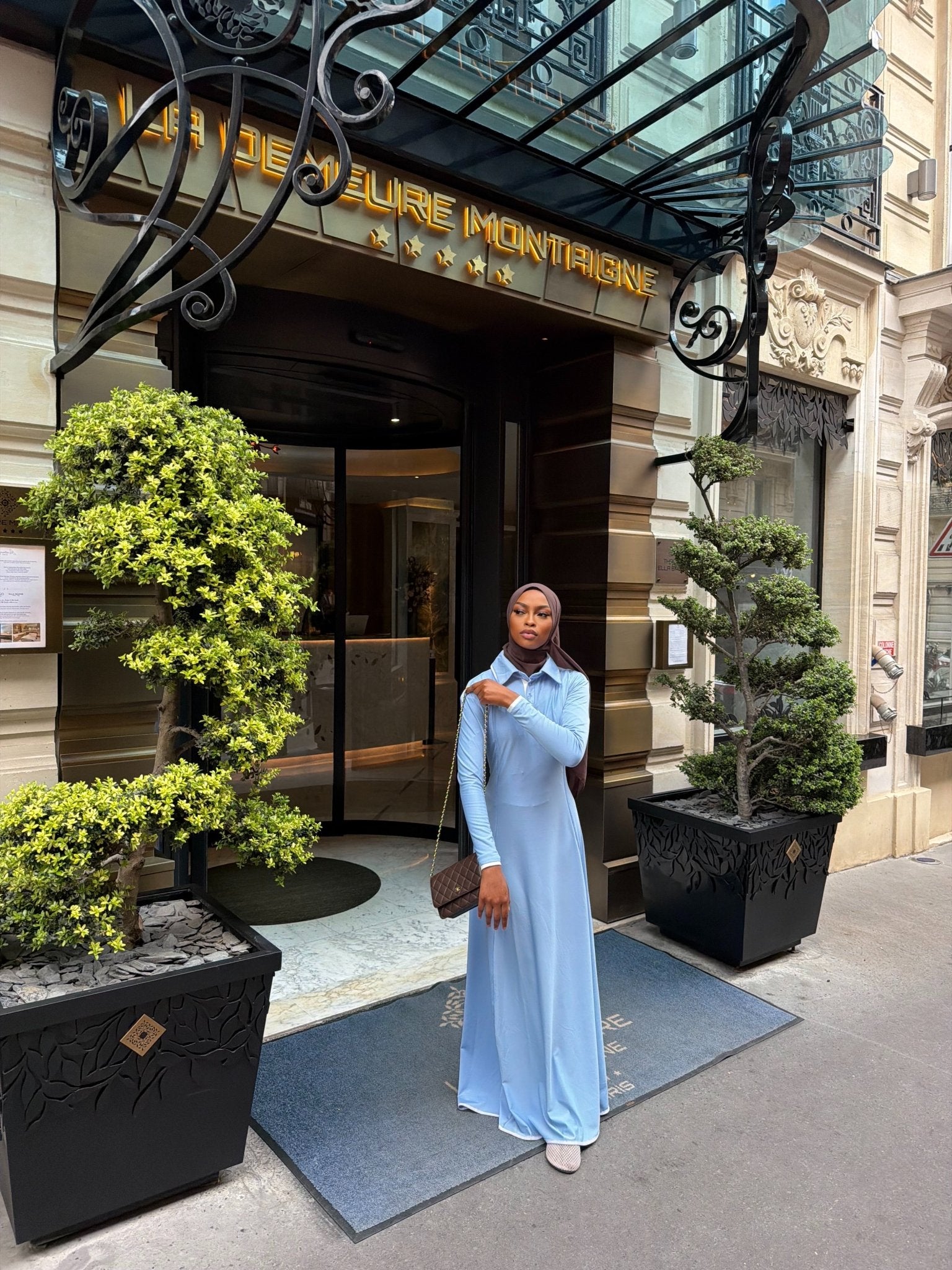 Robe Capri Bleu ciel - TAHIRA