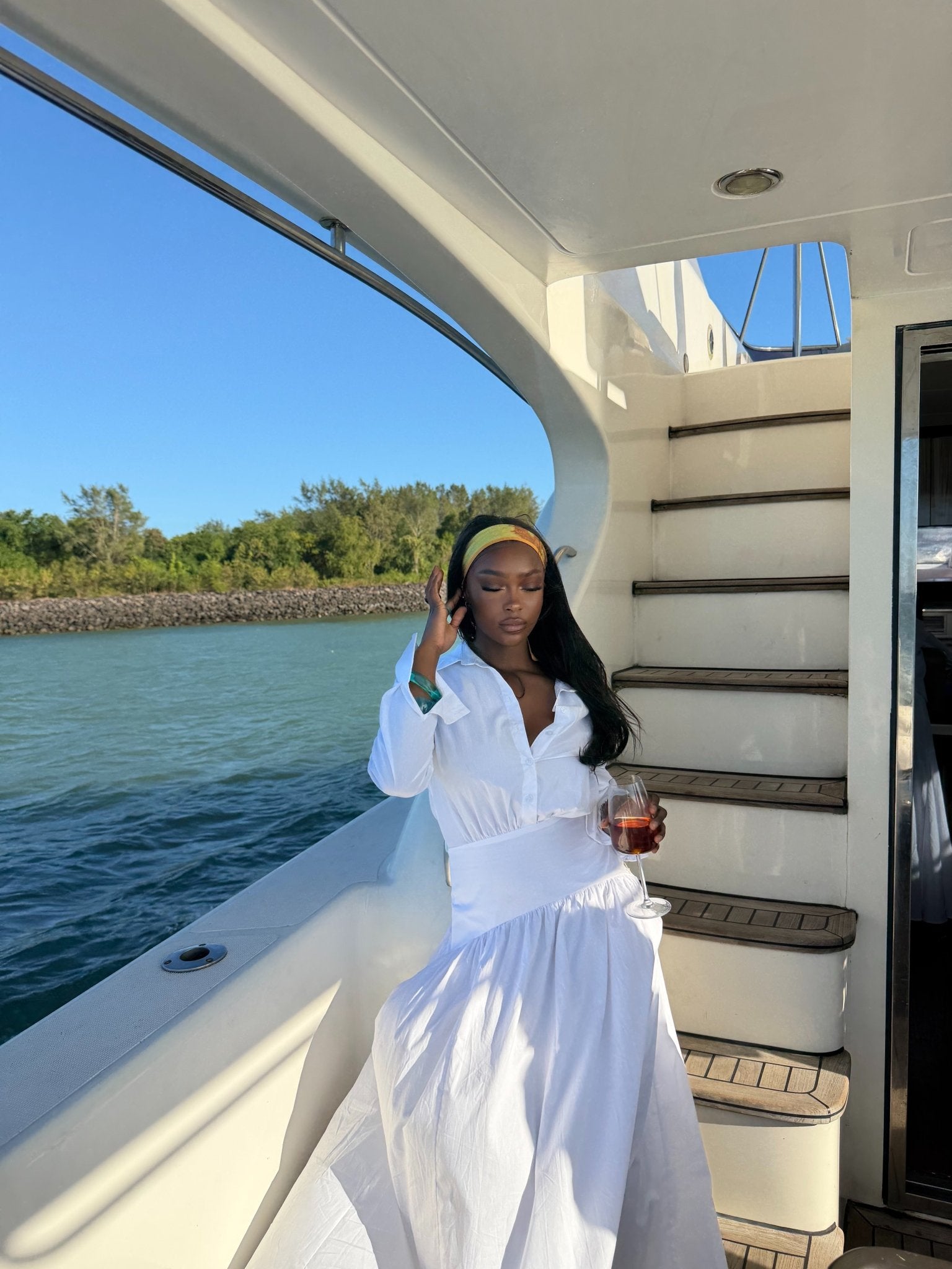 Robe Chemise Séville Blanc - TAHIRA