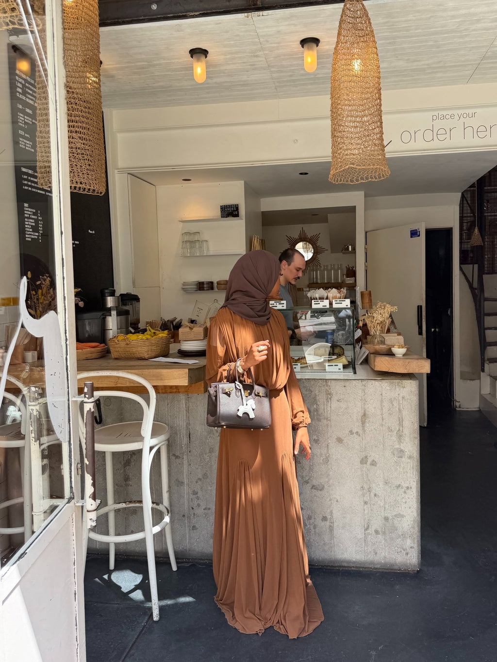 Robe Constance - Marron - TAHIRA