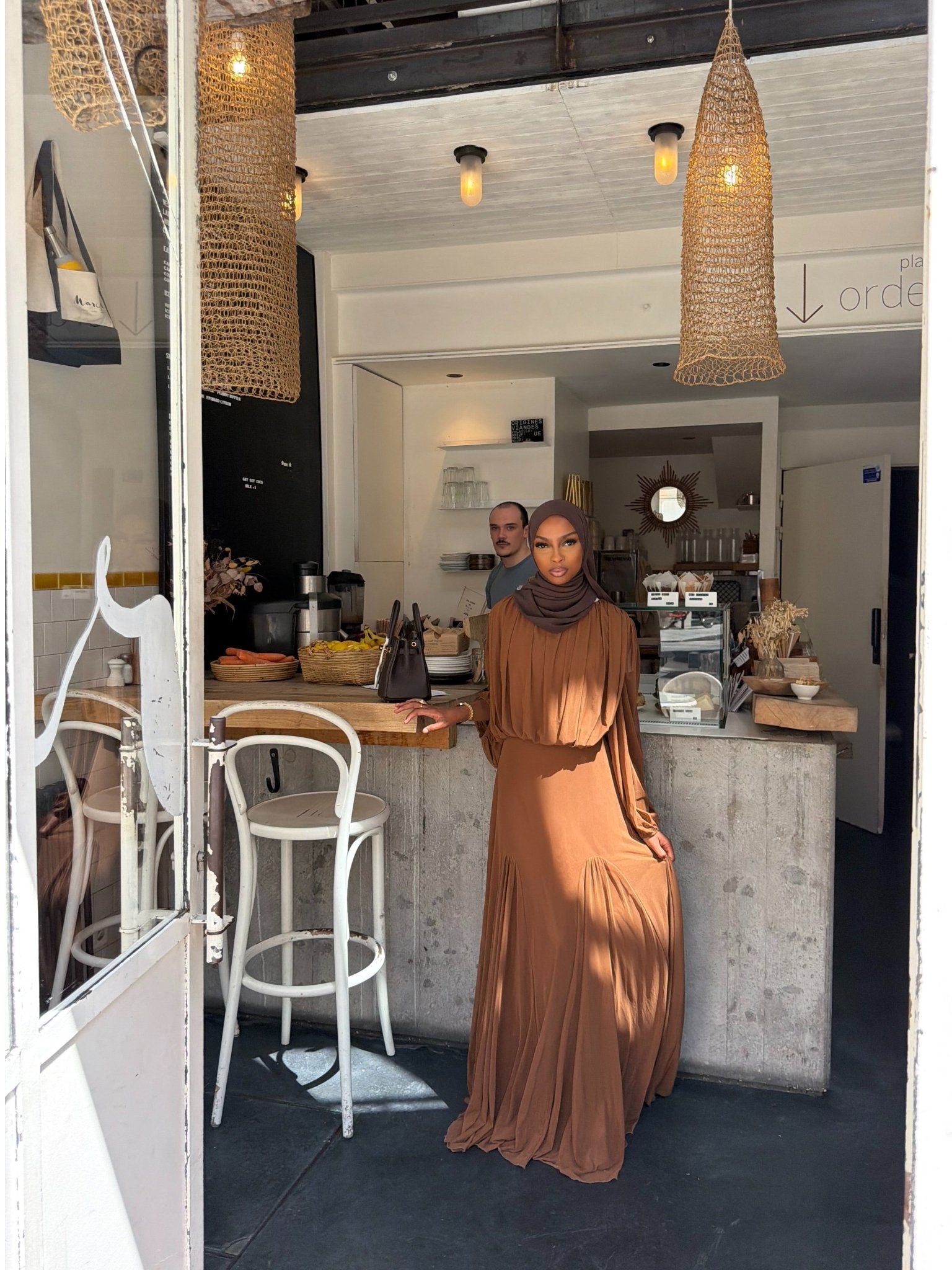 Robe Constance - Marron - TAHIRA