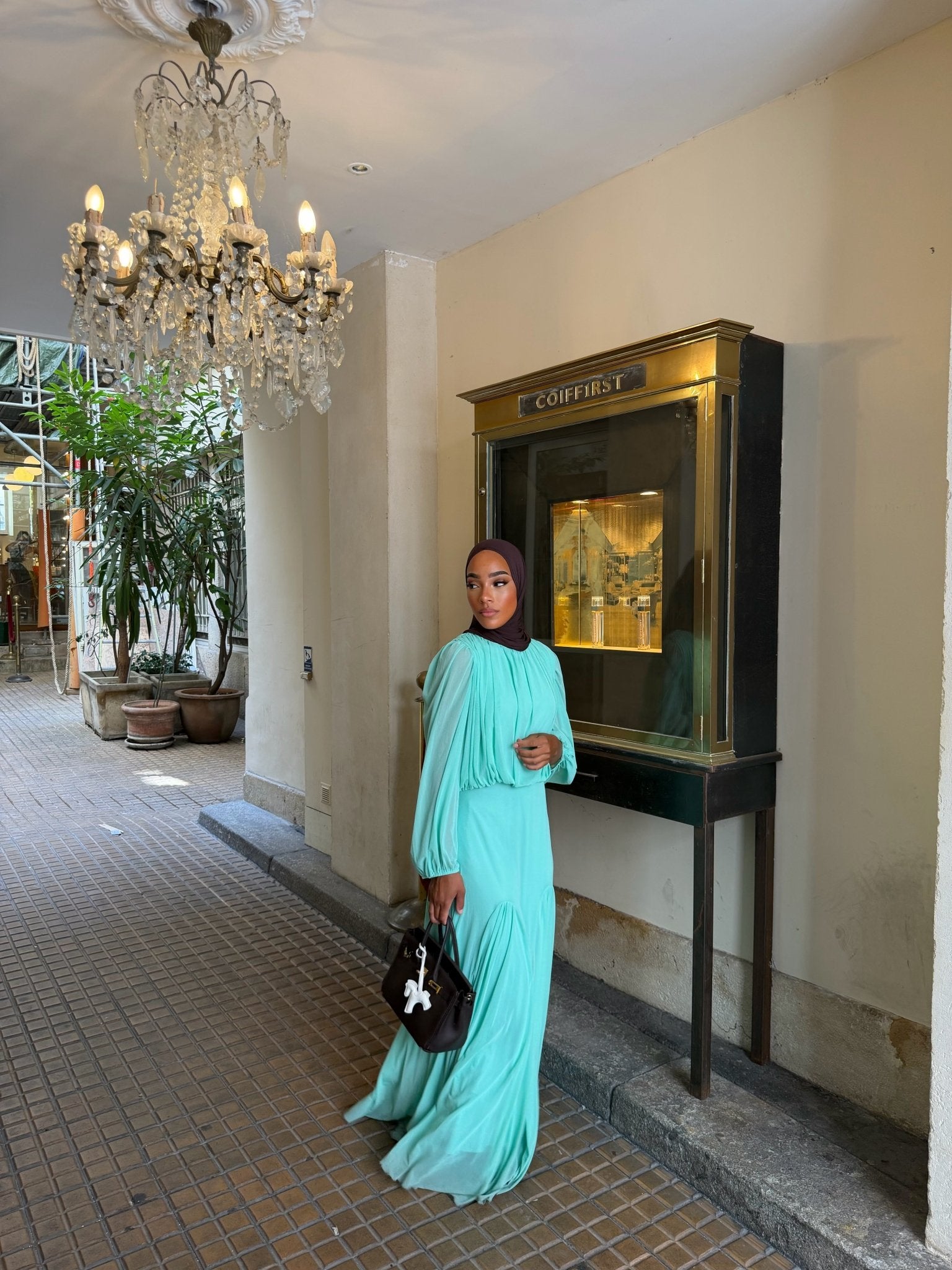 Robe Constance - Vert Clair - TAHIRA