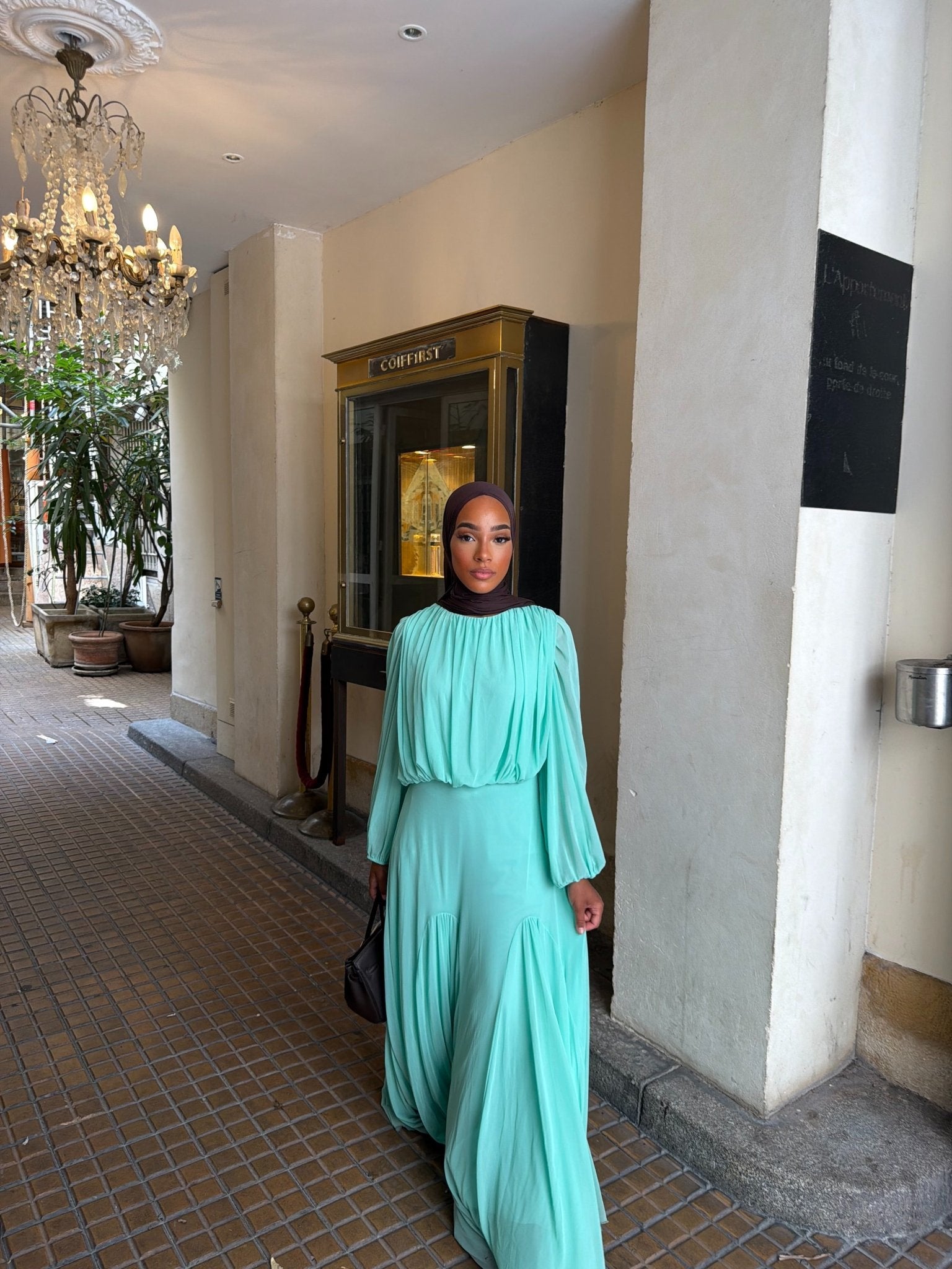 Robe Constance - Vert Clair - TAHIRA