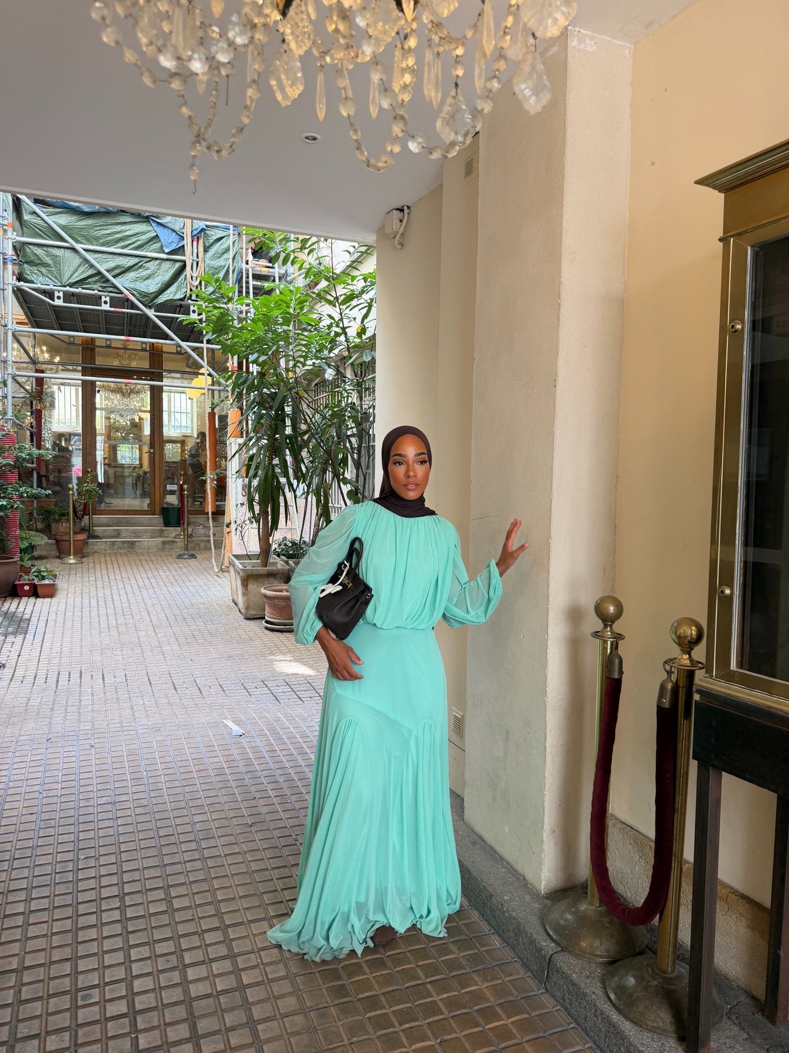 Robe Constance - Vert Clair - TAHIRA