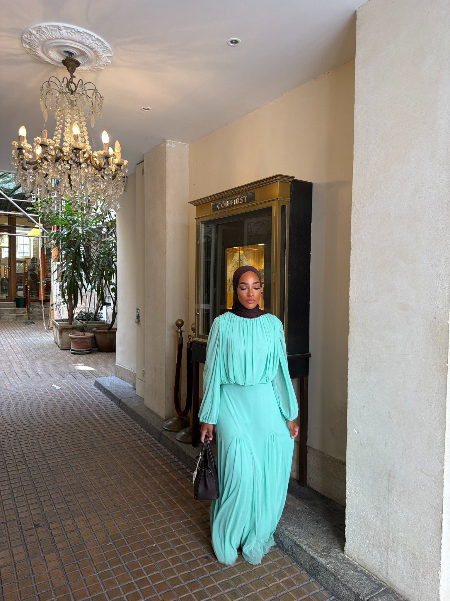 Robe Constance - Vert Clair - TAHIRA