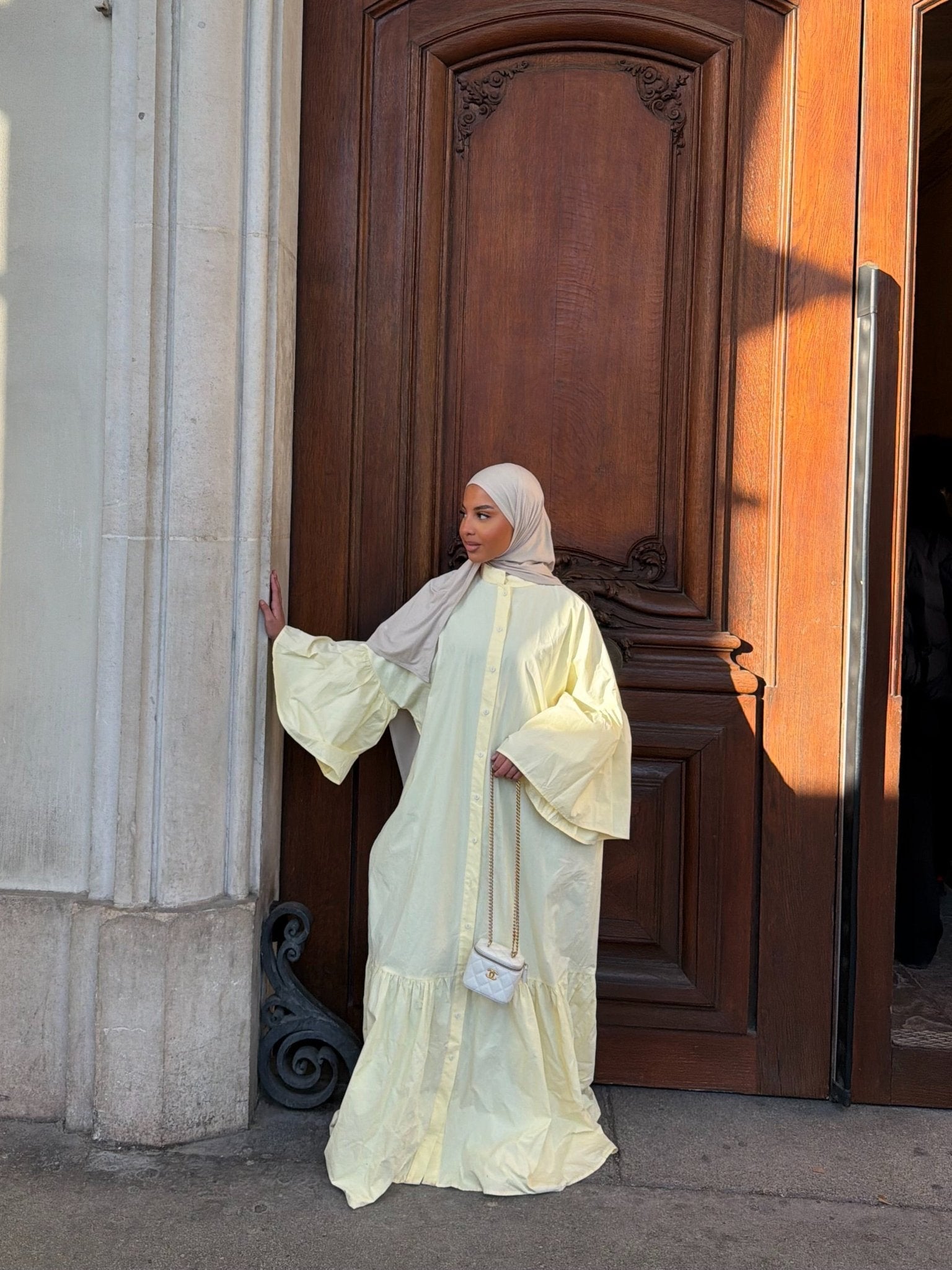 Robe Felicia Jaune - TAHIRA
