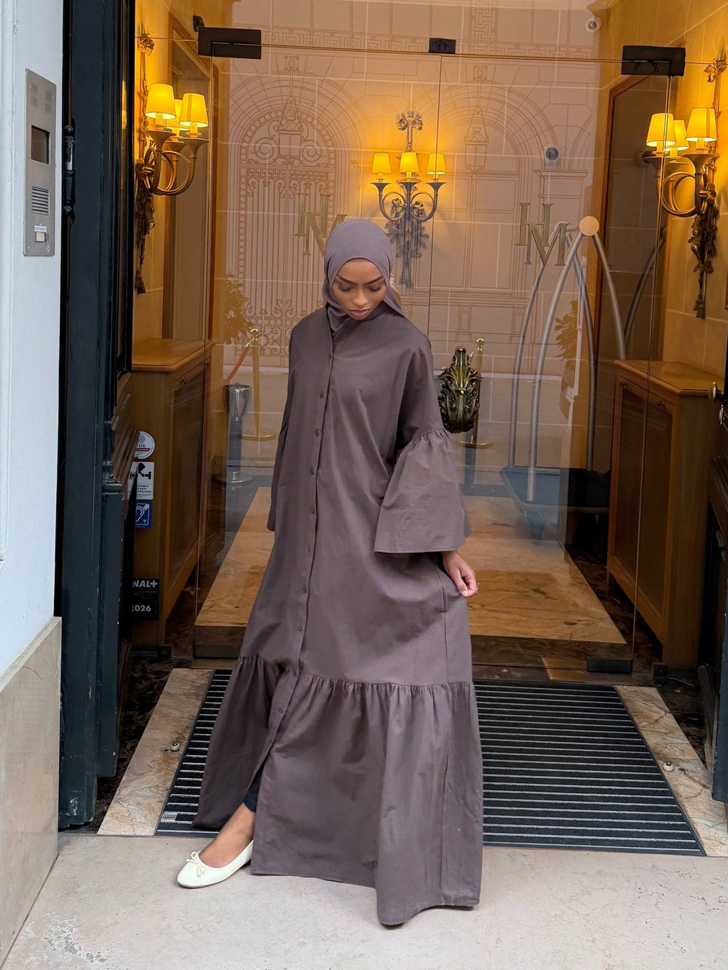 Robe Felicia Marron - TAHIRA