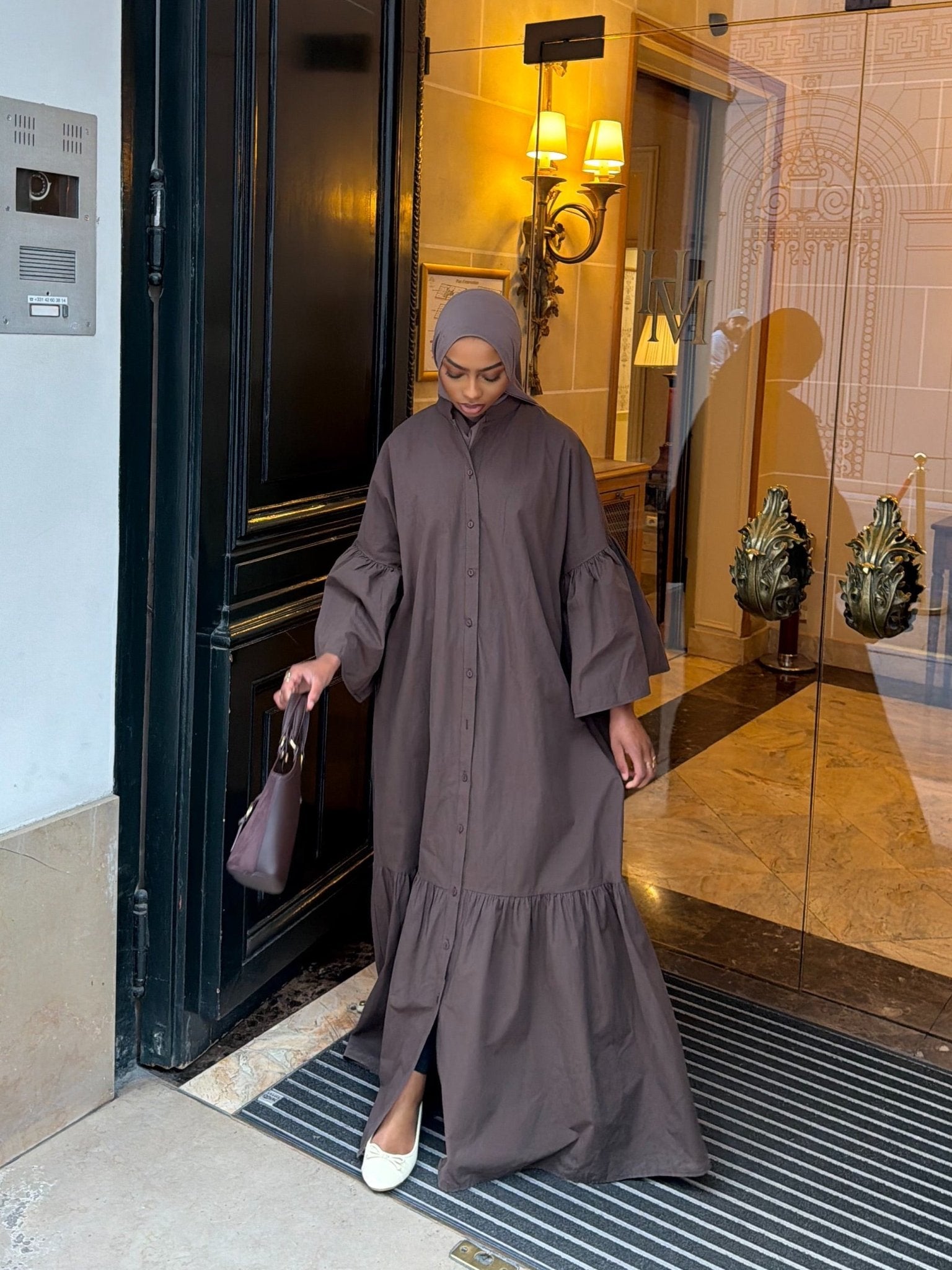Robe Felicia Marron - TAHIRA