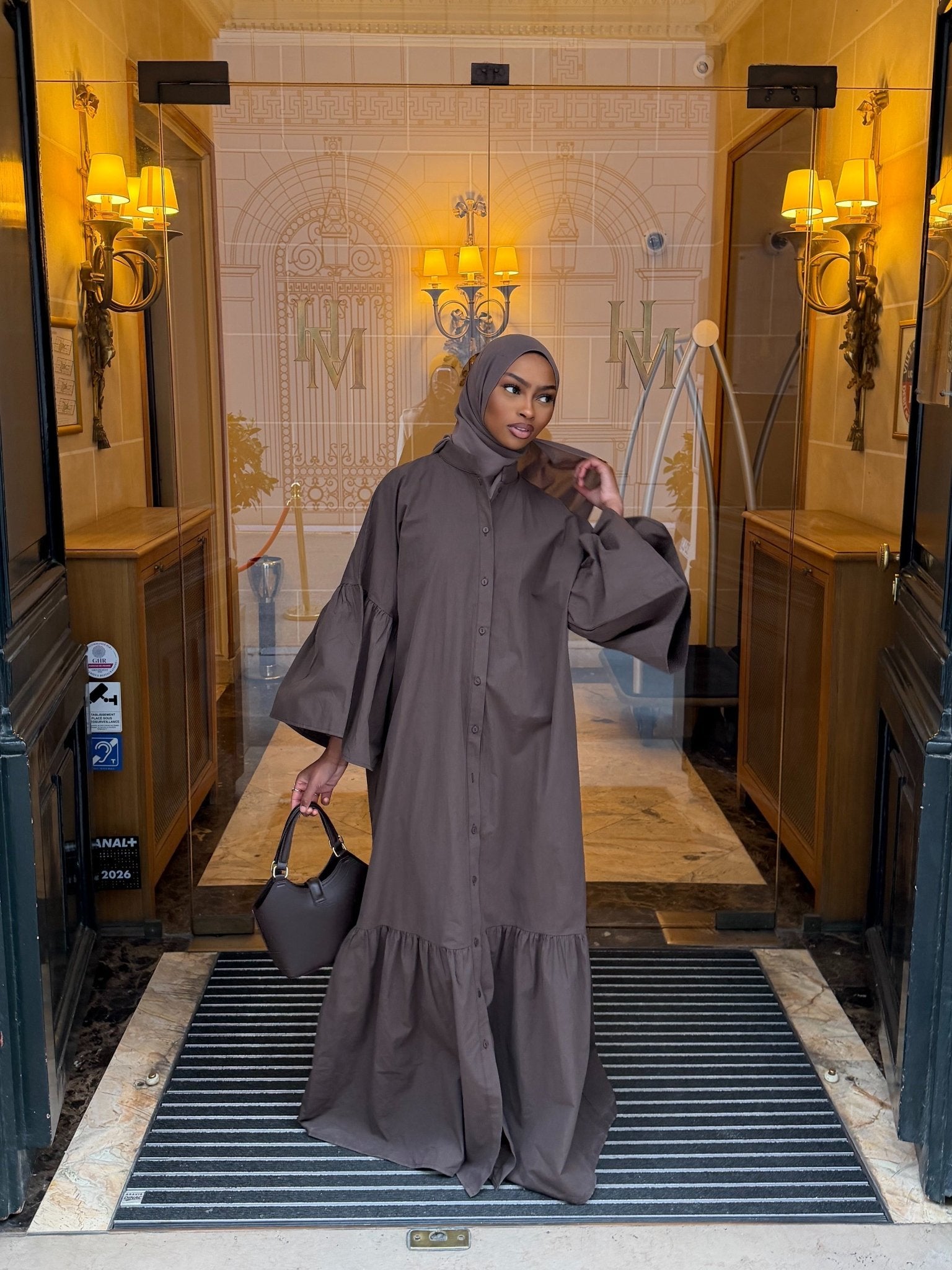 Robe Felicia Marron - TAHIRA