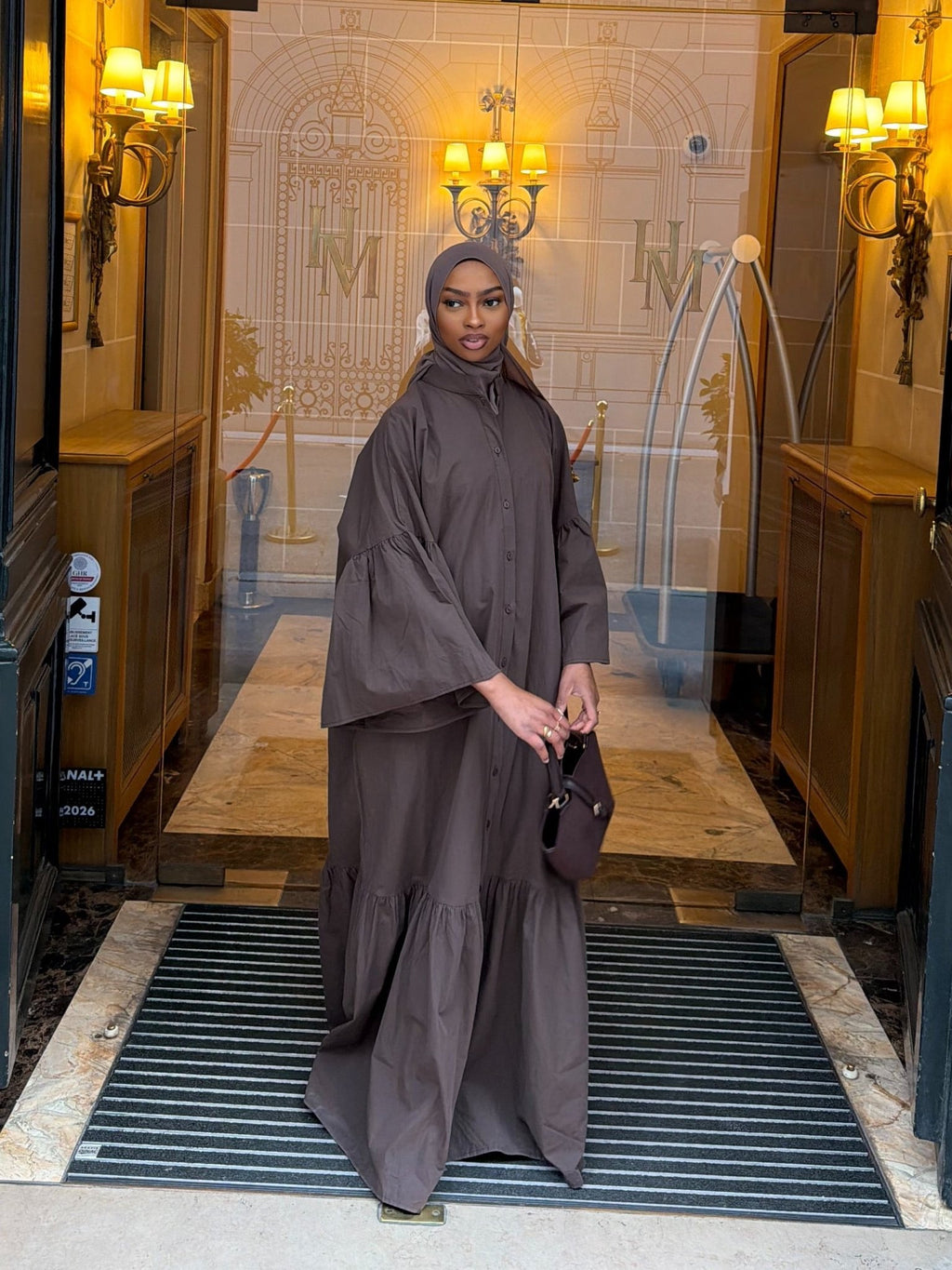Robe Felicia Marron - TAHIRA