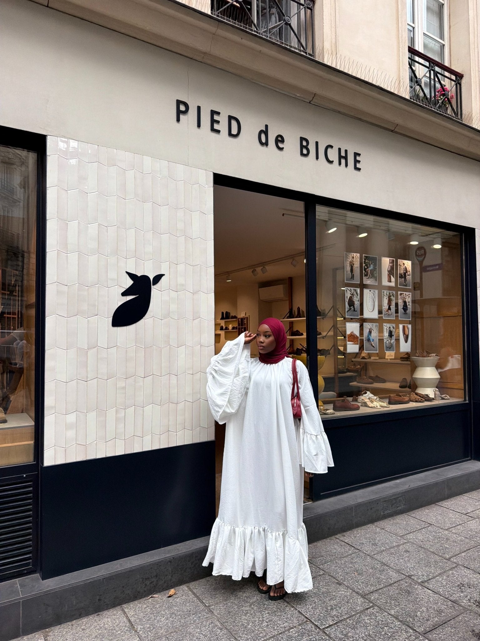 Robe Leyna - Blanc - TAHIRA