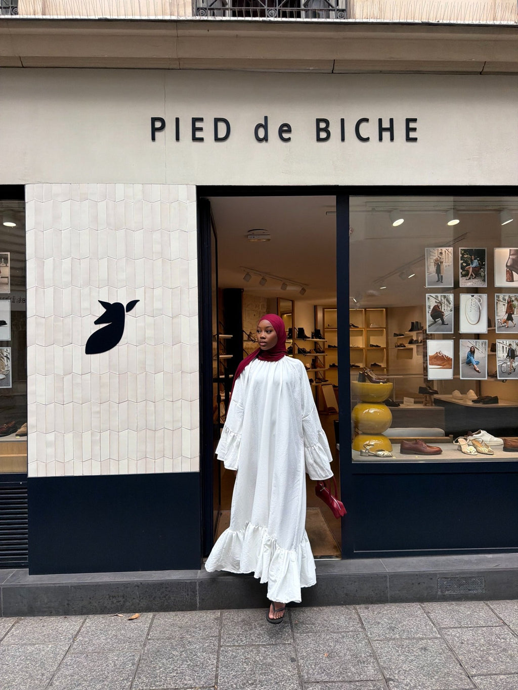 Robe Leyna - Blanc - TAHIRA