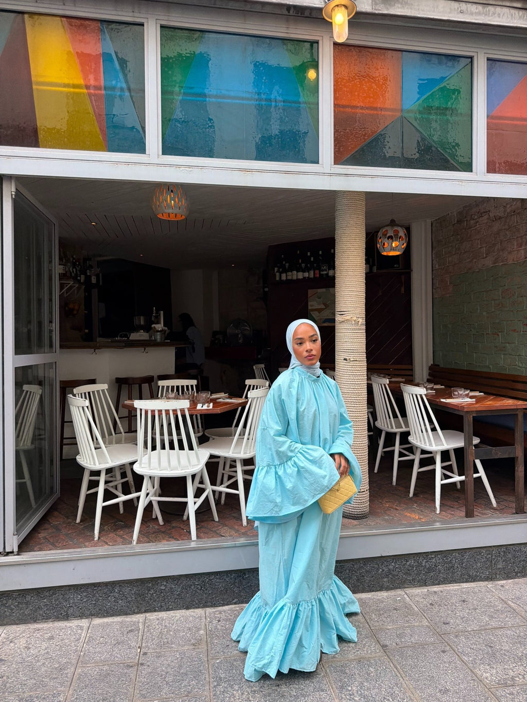 Robe Leyna - Bleu ciel - TAHIRA