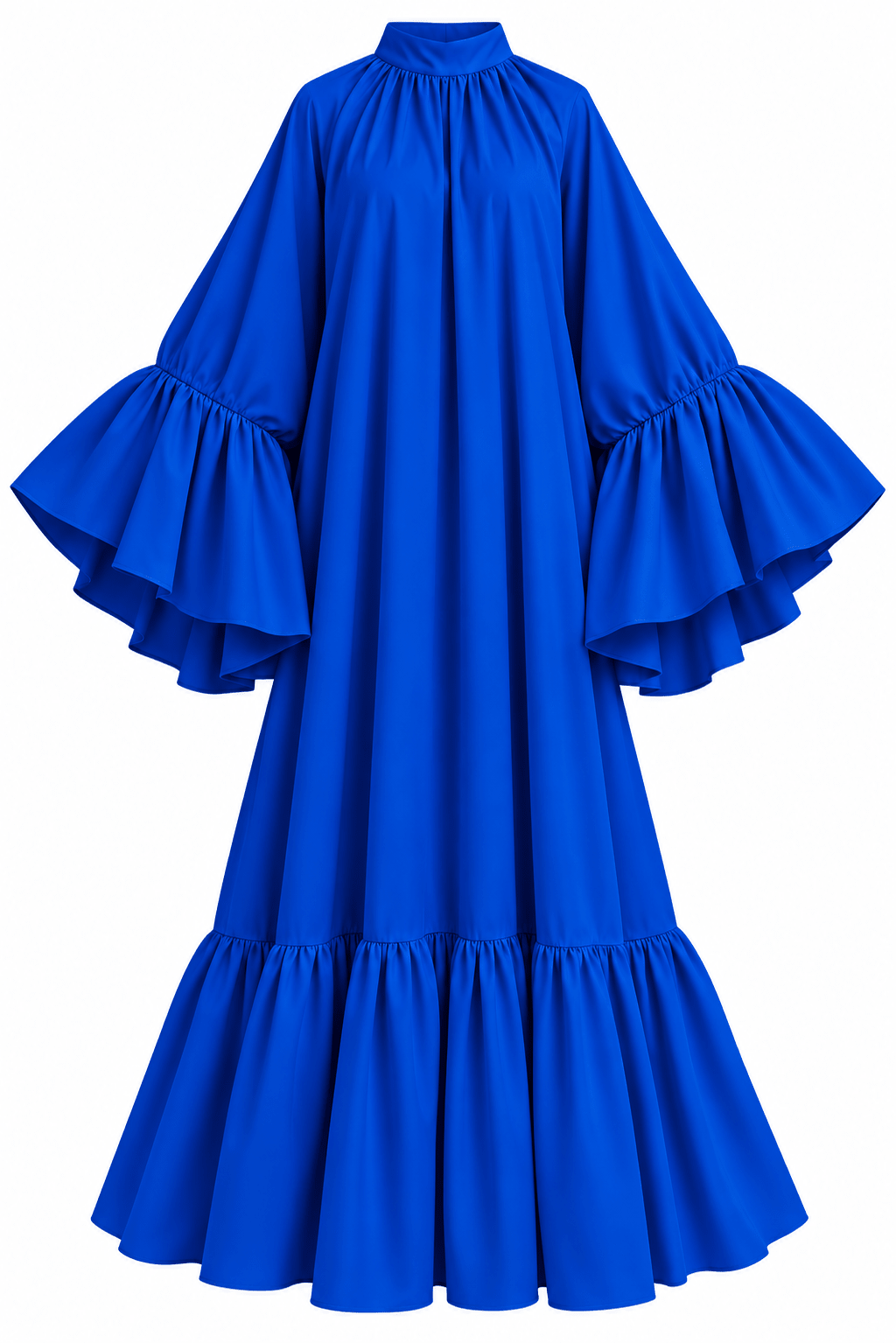 Robe Leyna - Bleu électrique - TAHIRA