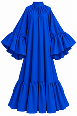 Robe Leyna - Bleu électrique