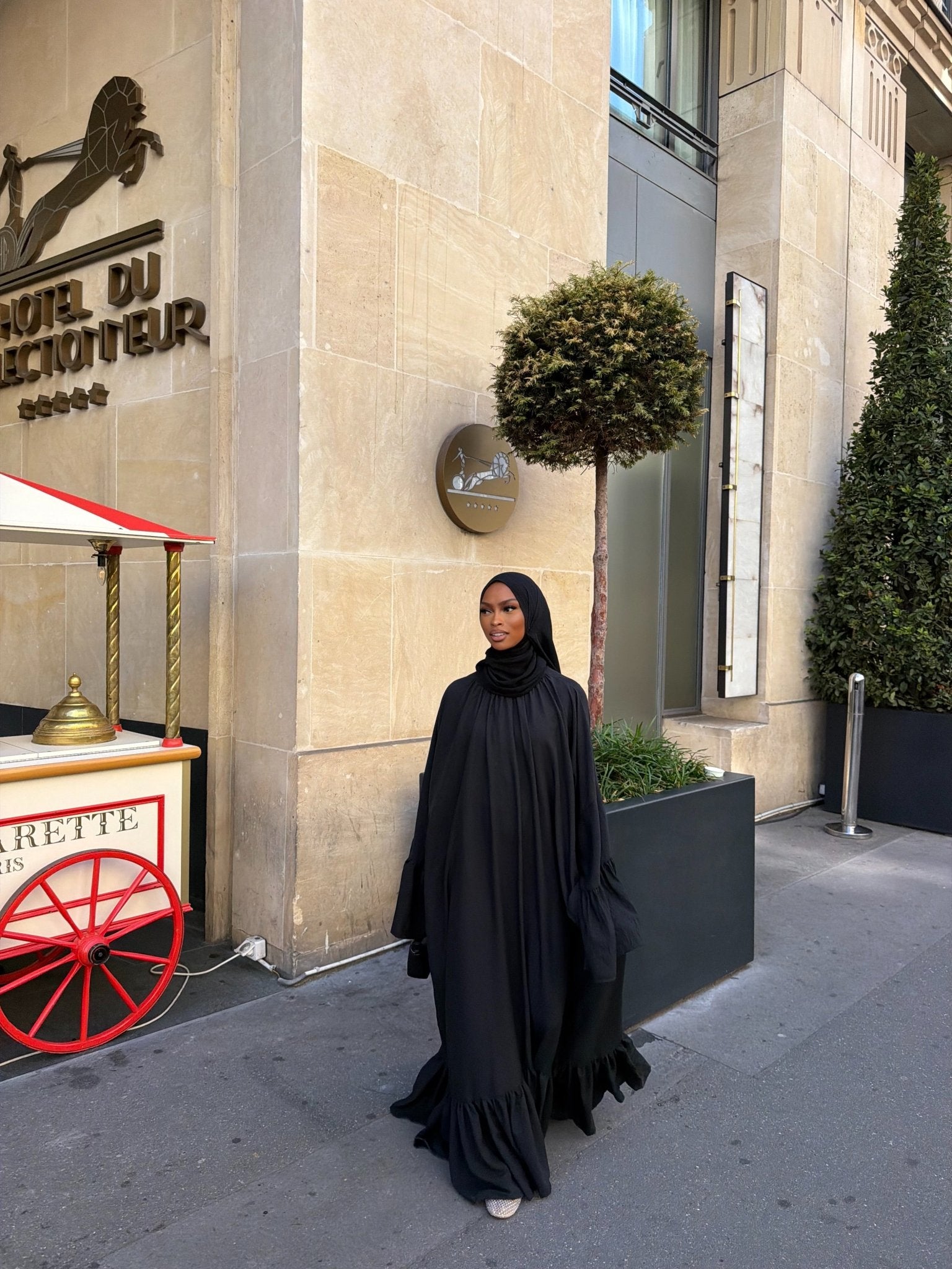 Robe Leyna - Noir - TAHIRA