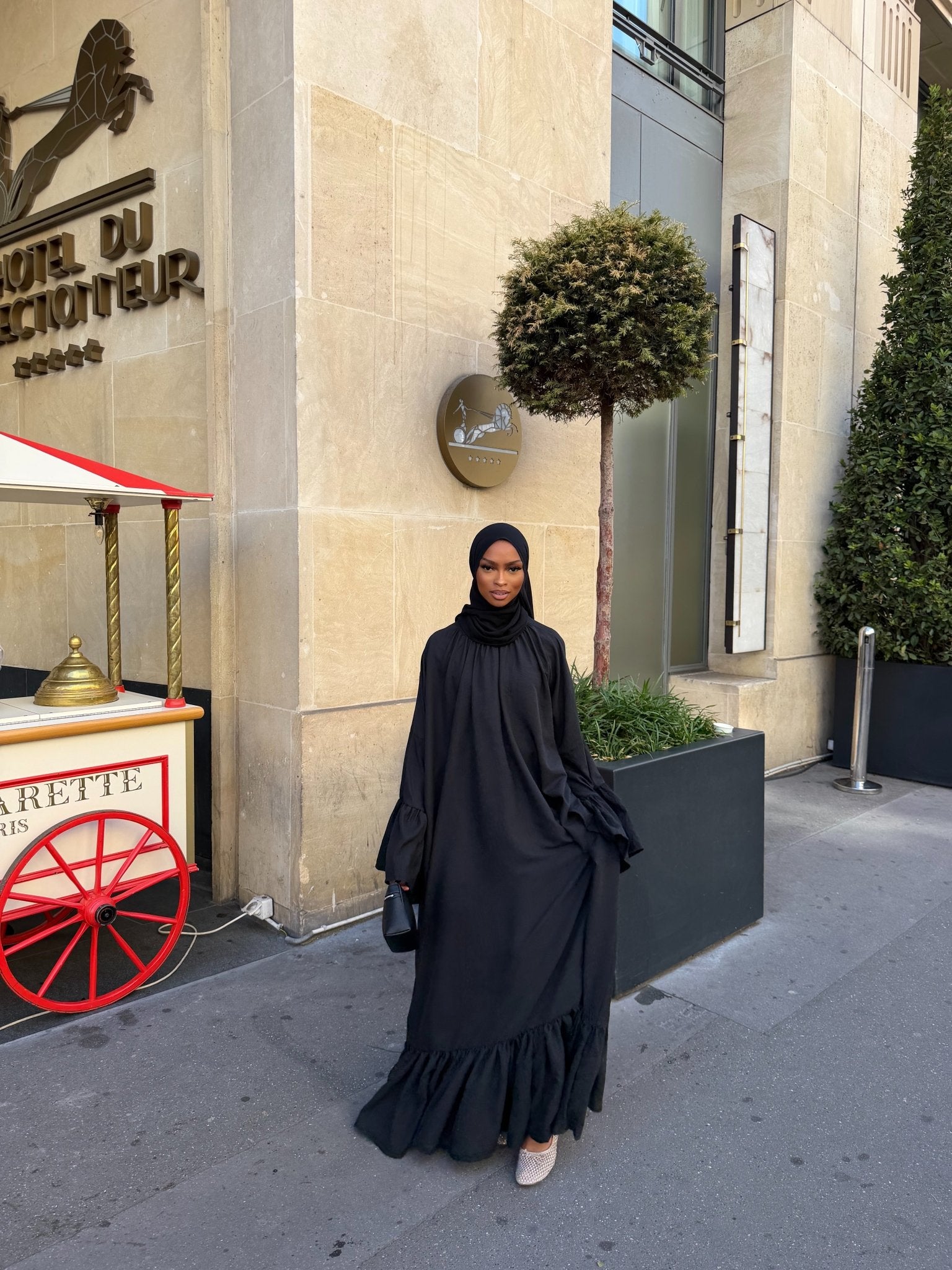 Robe Leyna - Noir - TAHIRA