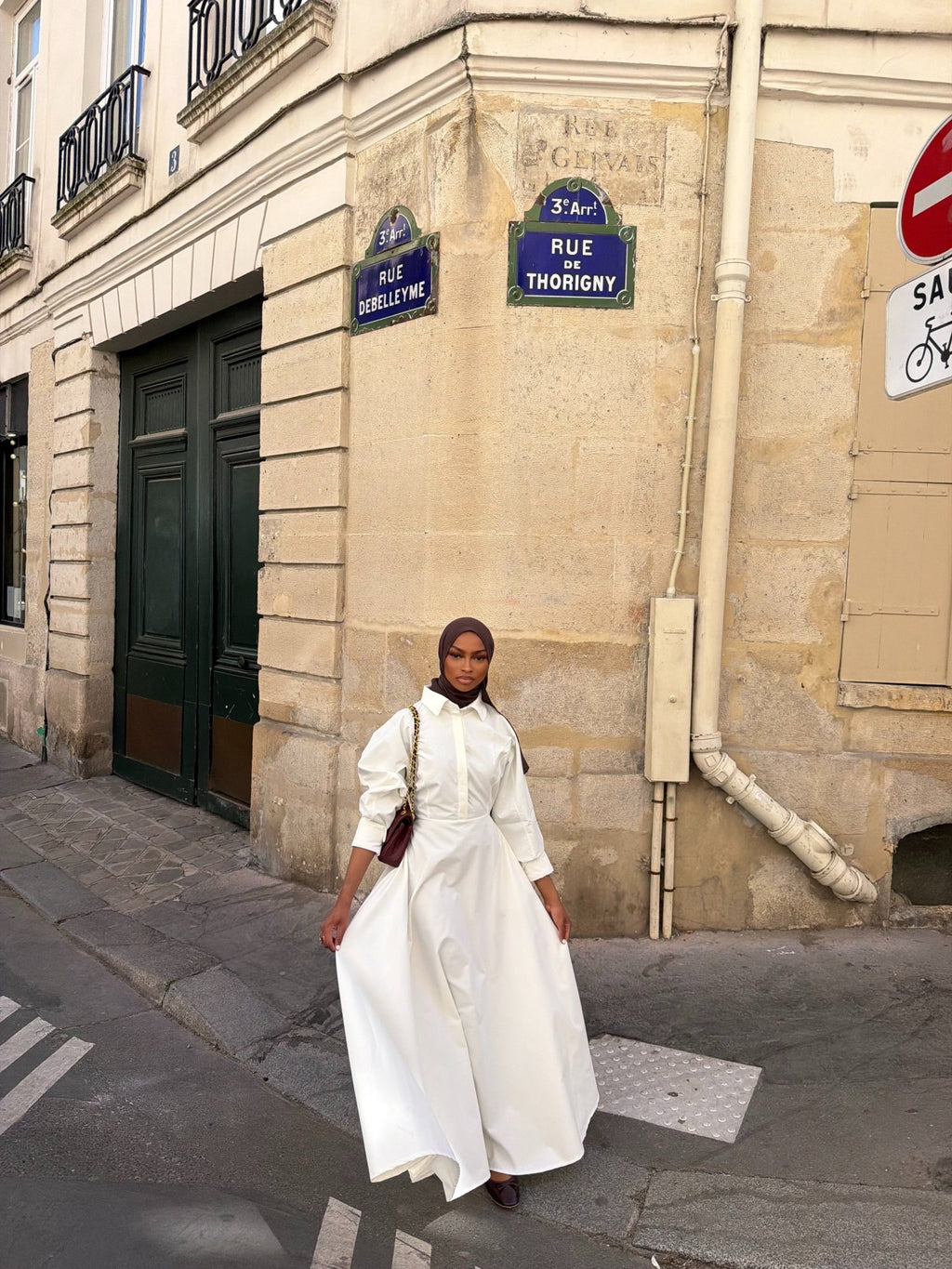 Robe Santorini Blanc - TAHIRA
