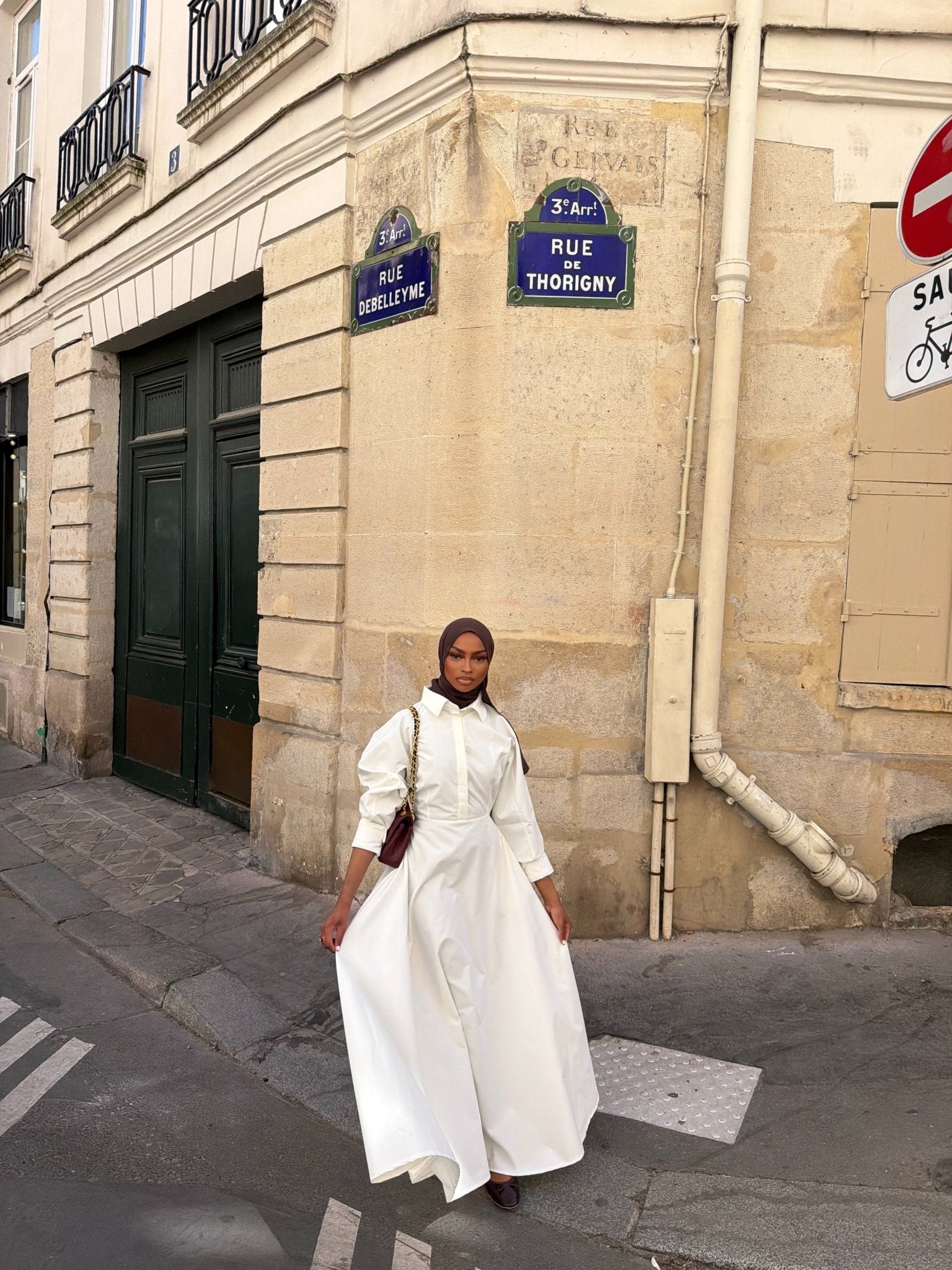 Robe Santorini Blanc - TAHIRA