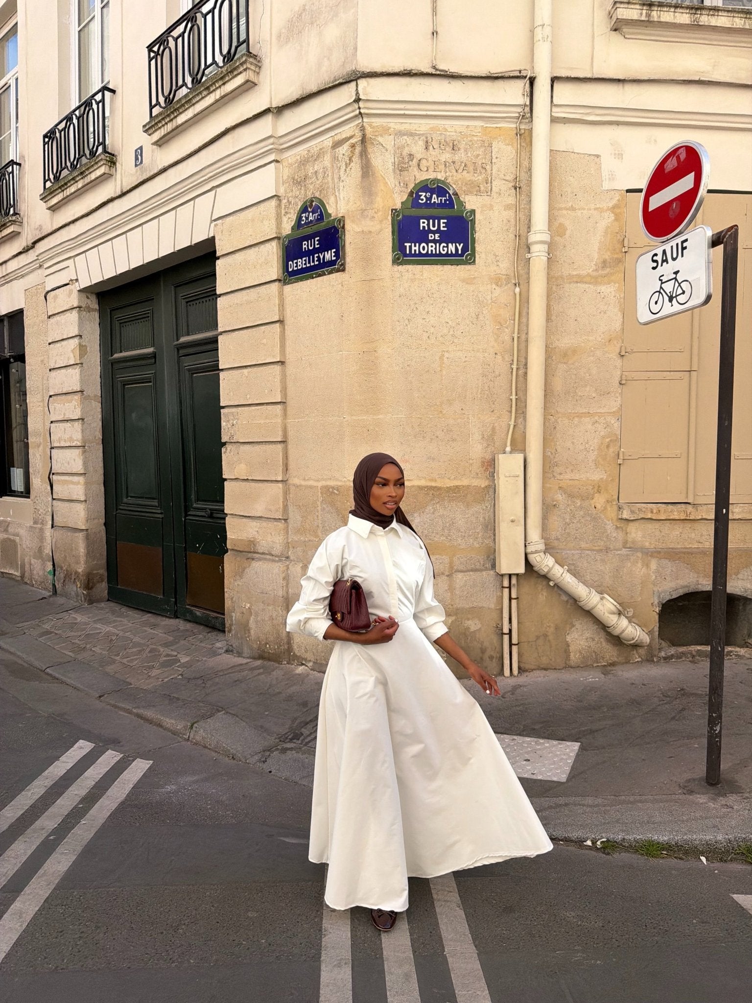 Robe Santorini Blanc - TAHIRA