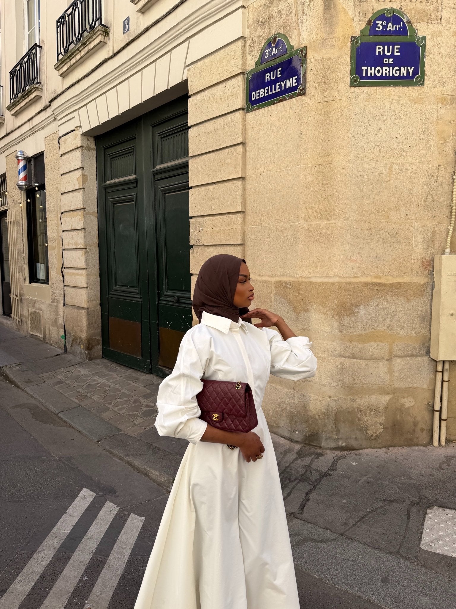 Robe Santorini Blanc - TAHIRA