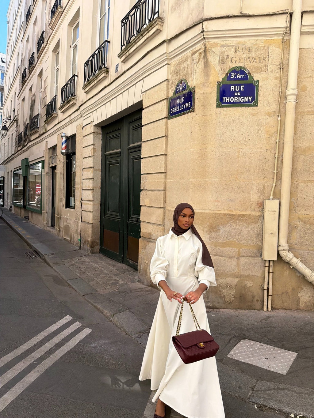 Robe Santorini Blanc - TAHIRA