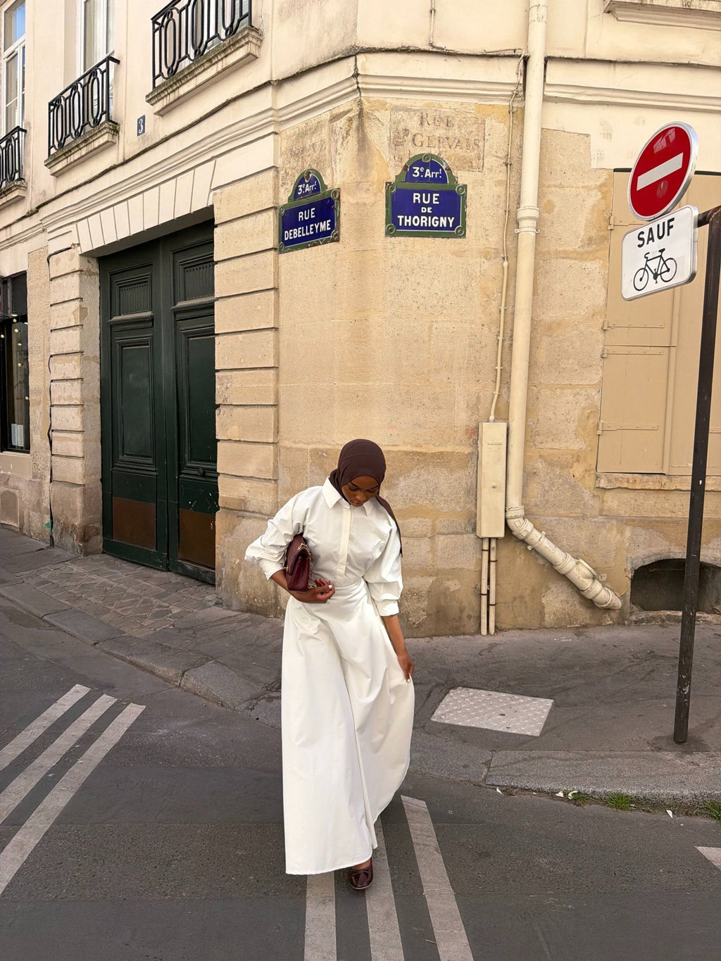 Robe Santorini Blanc - TAHIRA