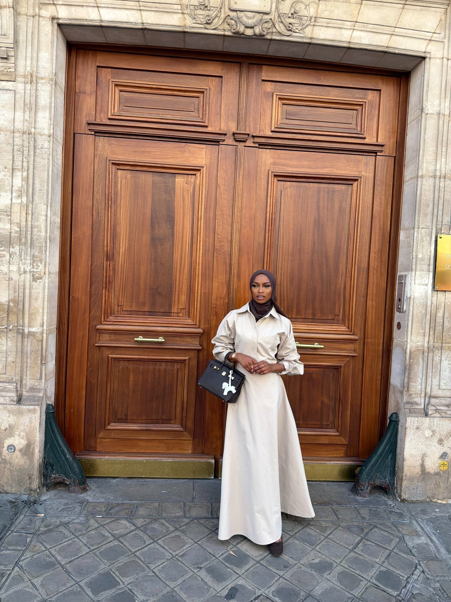 Robe Santorini Camel - TAHIRA