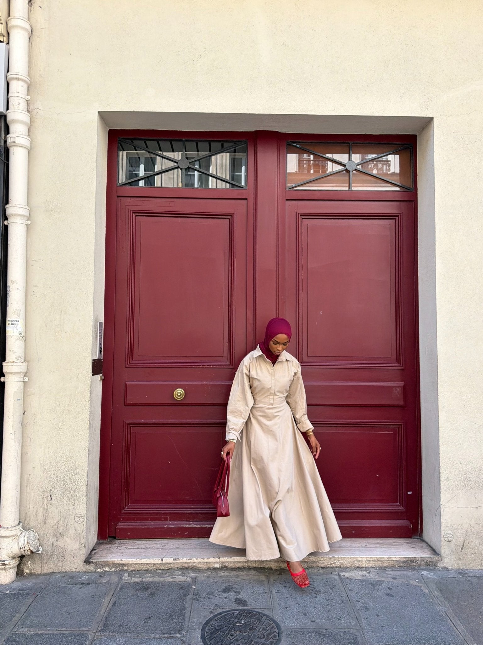 Robe Santorini Camel clair - TAHIRA