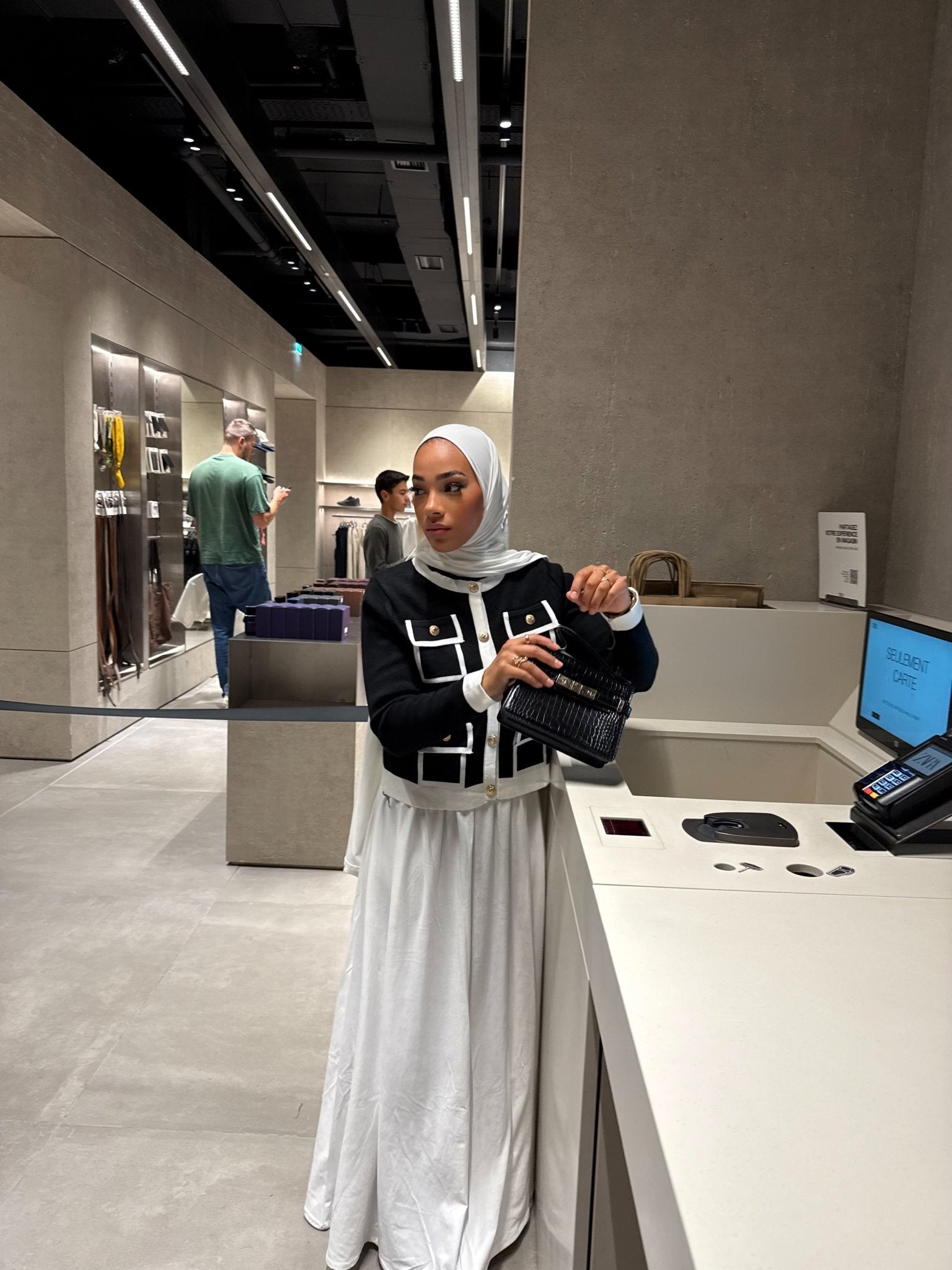 Set Jupe + Hijab Jersey Scuba Premium - TAHIRA