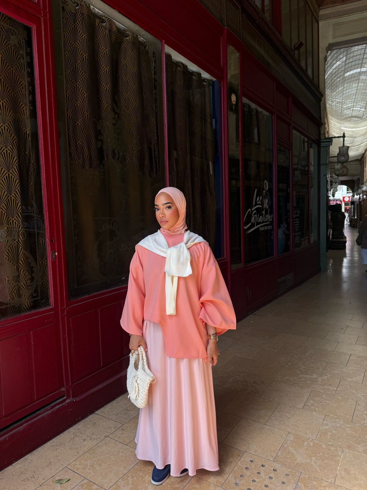 Set Jupe + Hijab Jersey Scuba Premium - TAHIRA