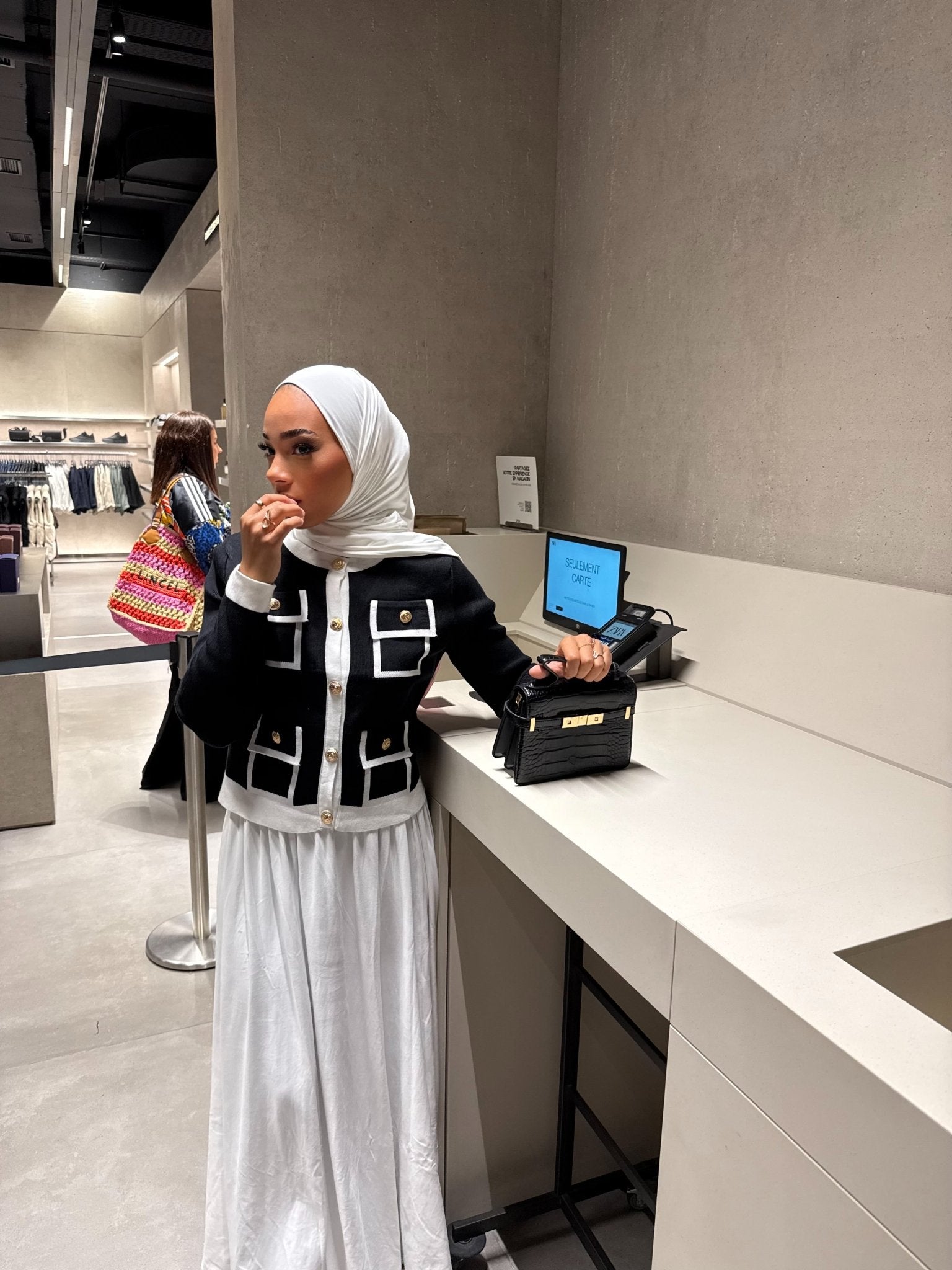Set Jupe + Hijab Jersey Scuba Premium - TAHIRA