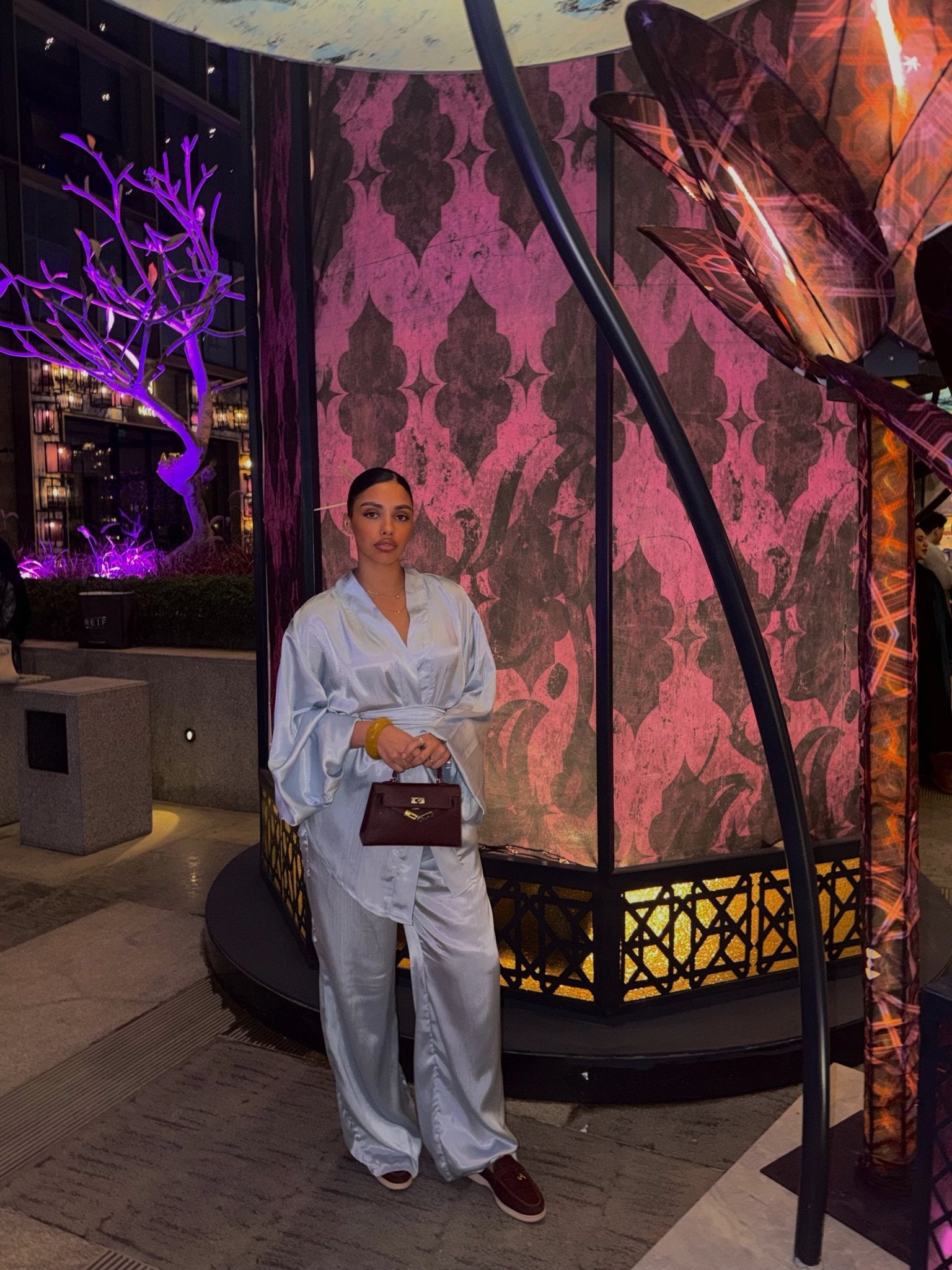 Set Kimono Occident Bleu - TAHIRA