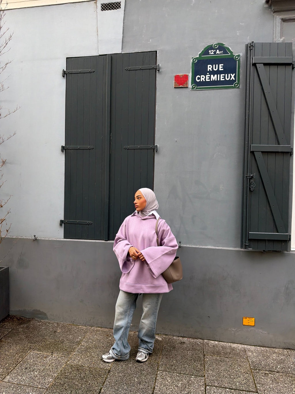 Sweat Oversize Naïla Lila - TAHIRA