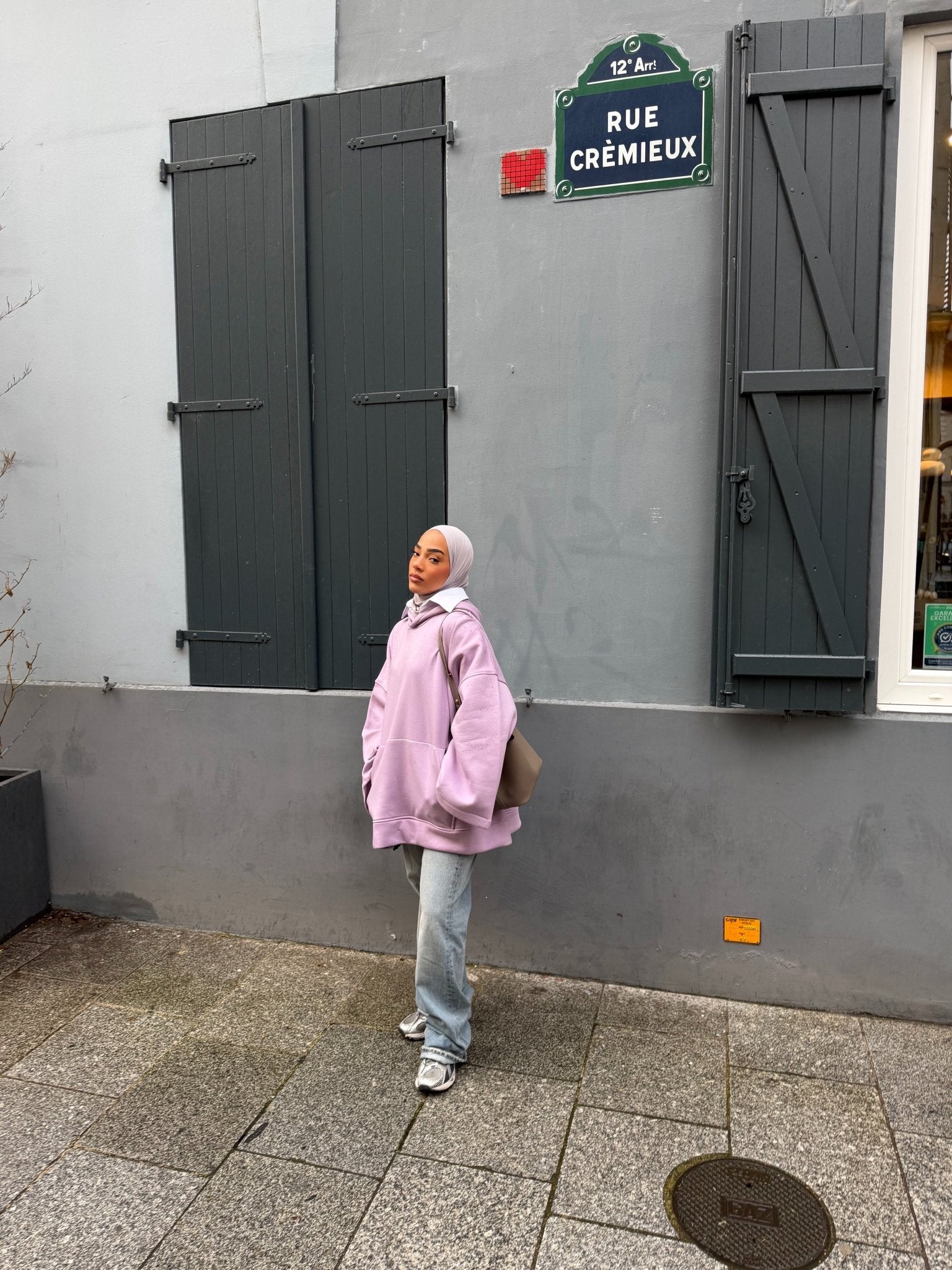 Sweat Oversize Naïla Lila - TAHIRA