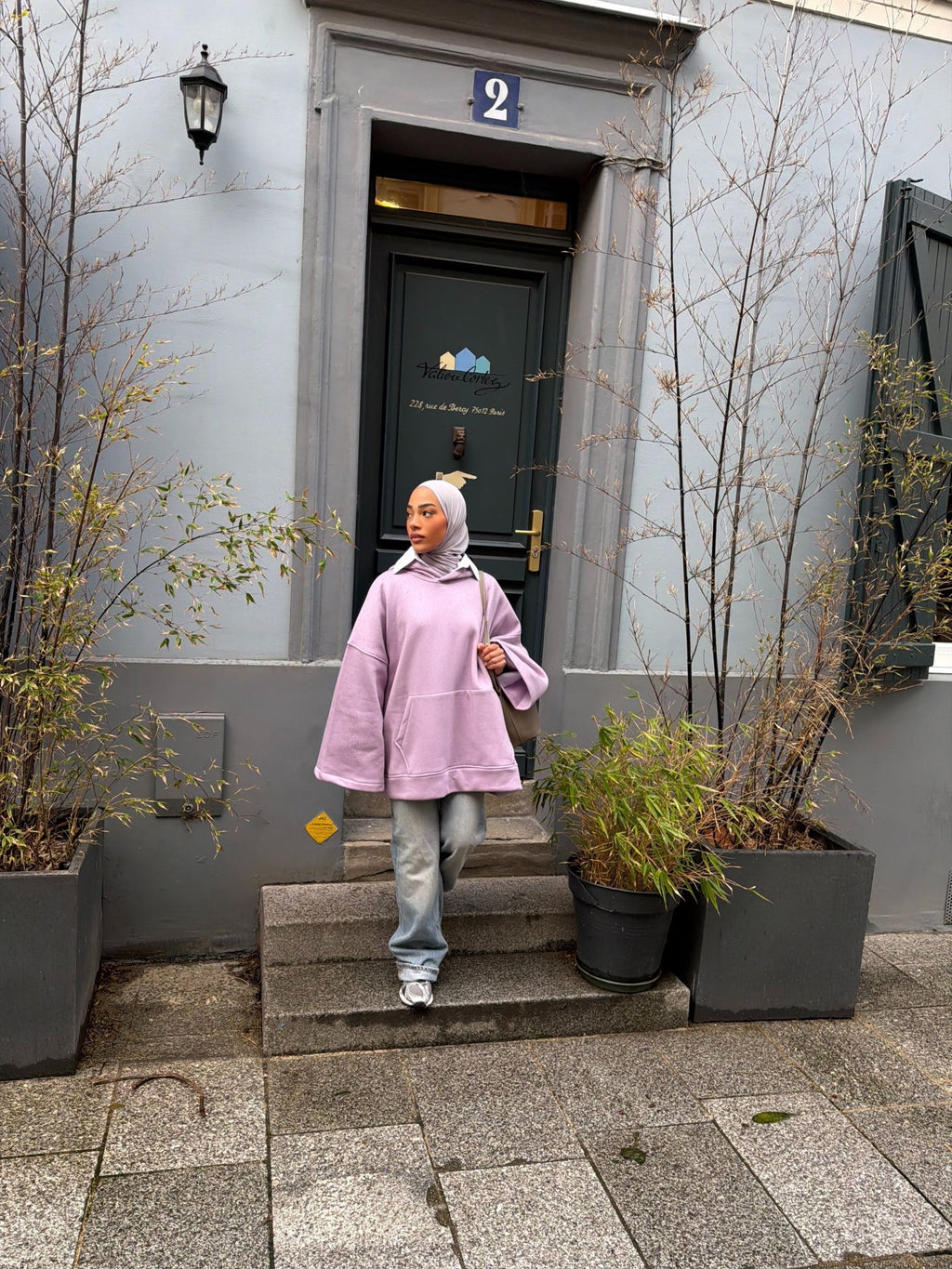 Sweat Oversize Naïla Lila - TAHIRA