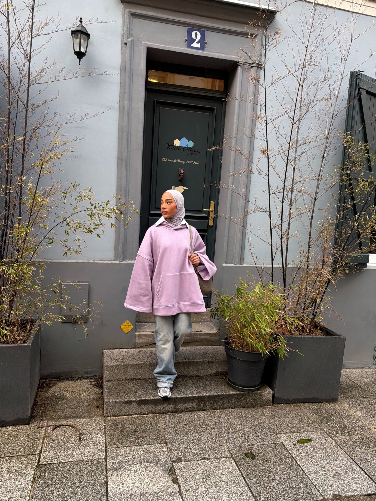 Sweat Oversize Naïla Lila - TAHIRA