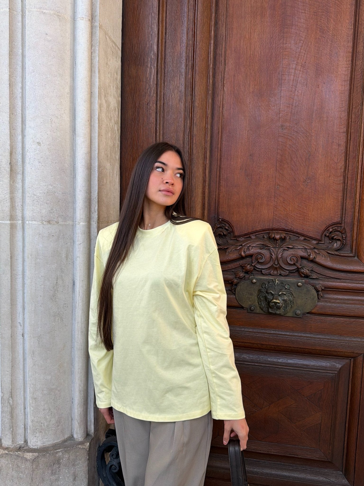 T-shirt à Épaulette Cactus Daria Jaune - TAHIRA