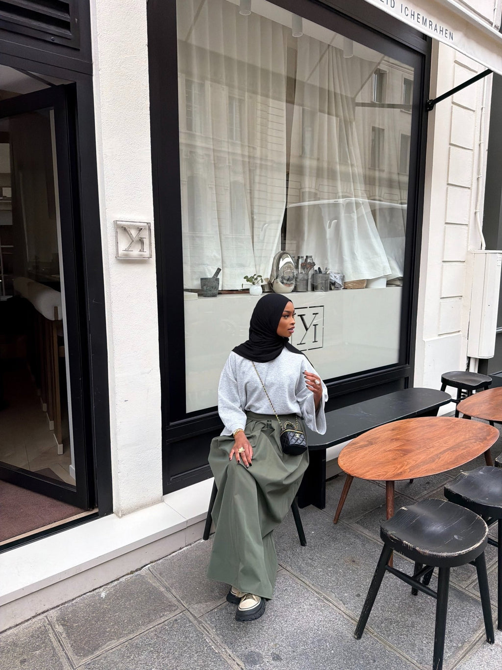 T-shirt Oversize Premium Gris - TAHIRA