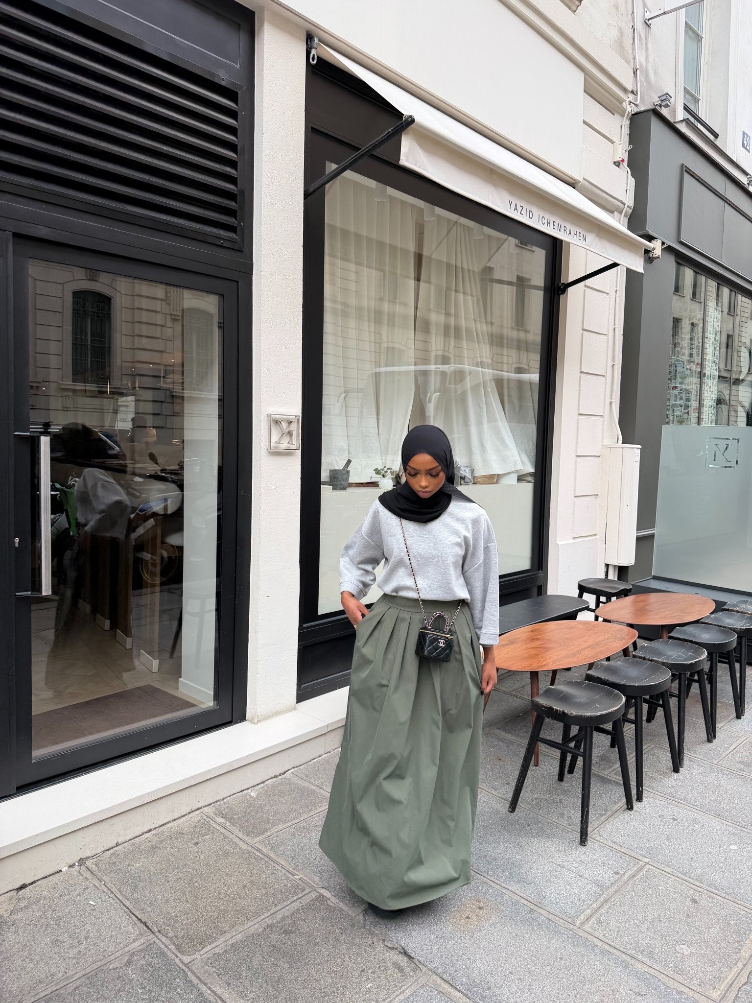 T-shirt Oversize Premium Gris - TAHIRA