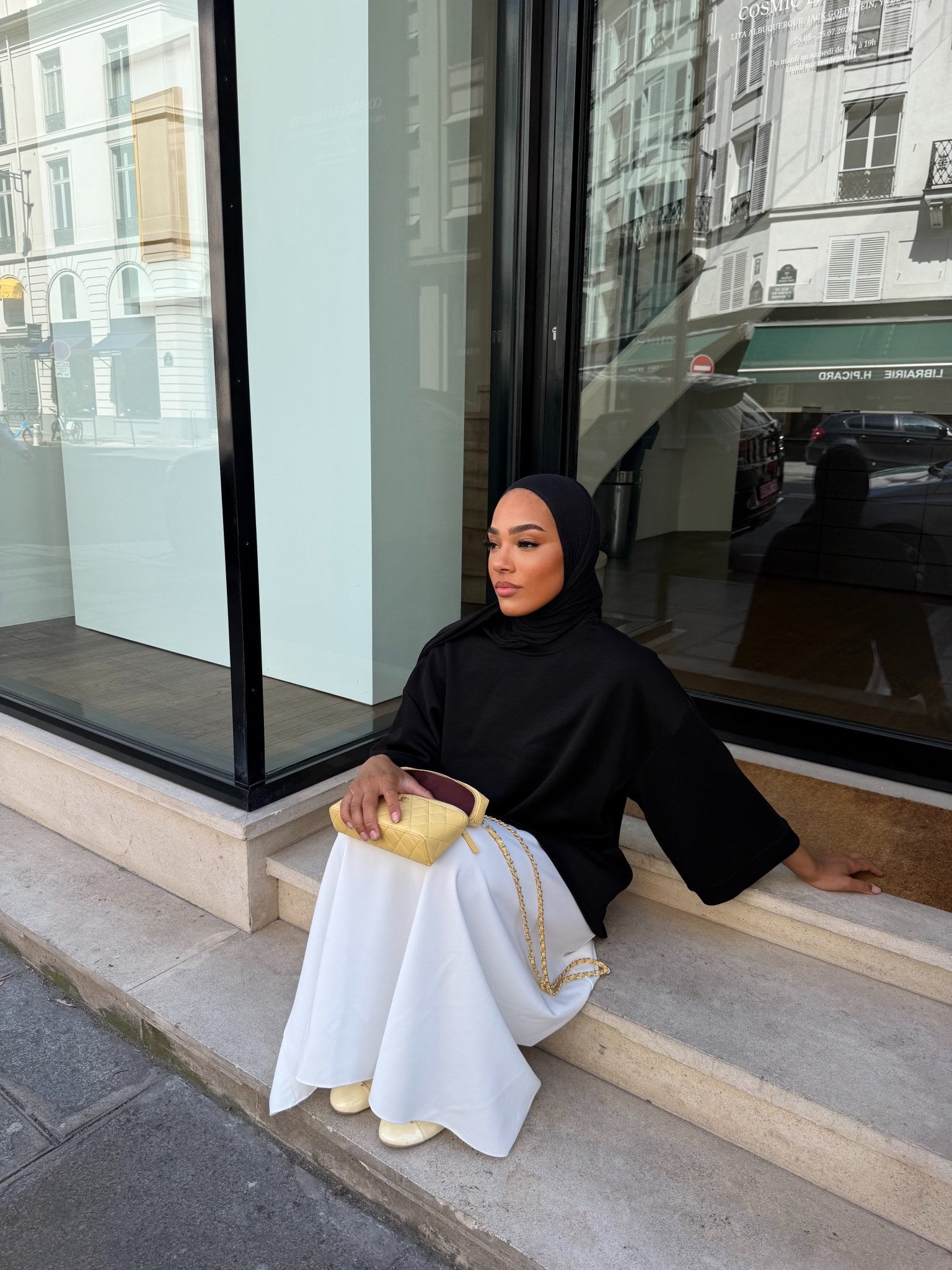 T-shirt Oversize Premium Noir - TAHIRA
