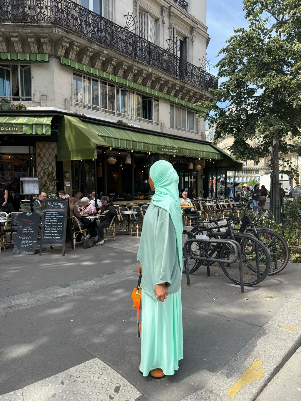 T-shirt Oversize Vieux Vert - TAHIRA