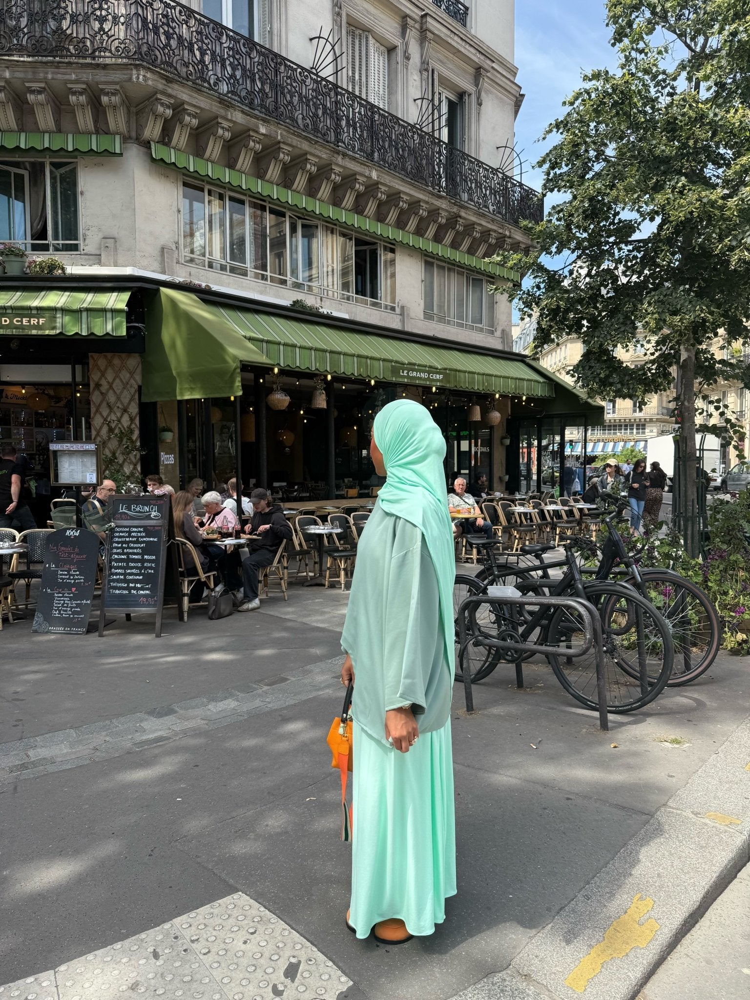 T-shirt Oversize Vieux Vert - TAHIRA