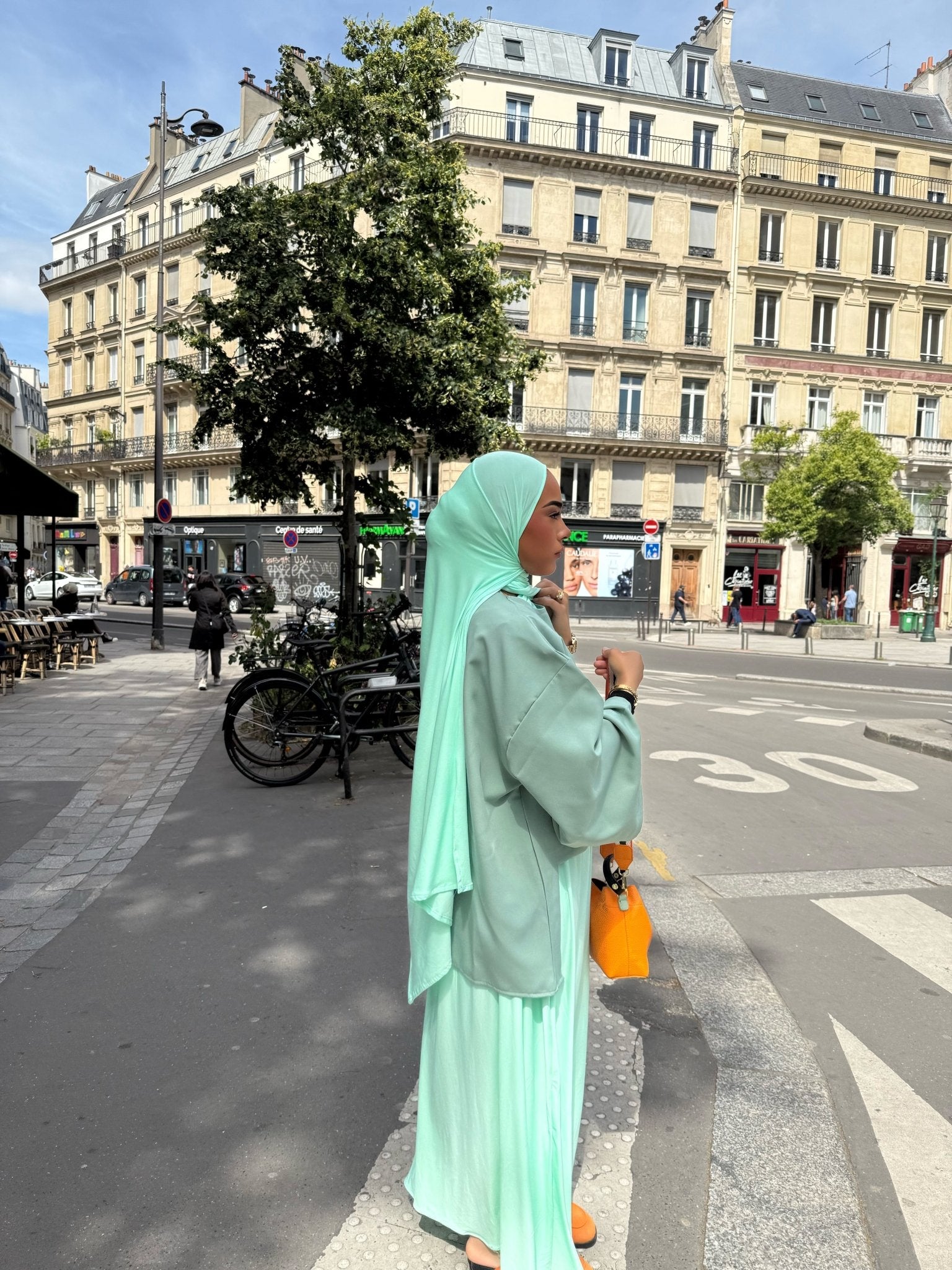 T-shirt Oversize Vieux Vert - TAHIRA